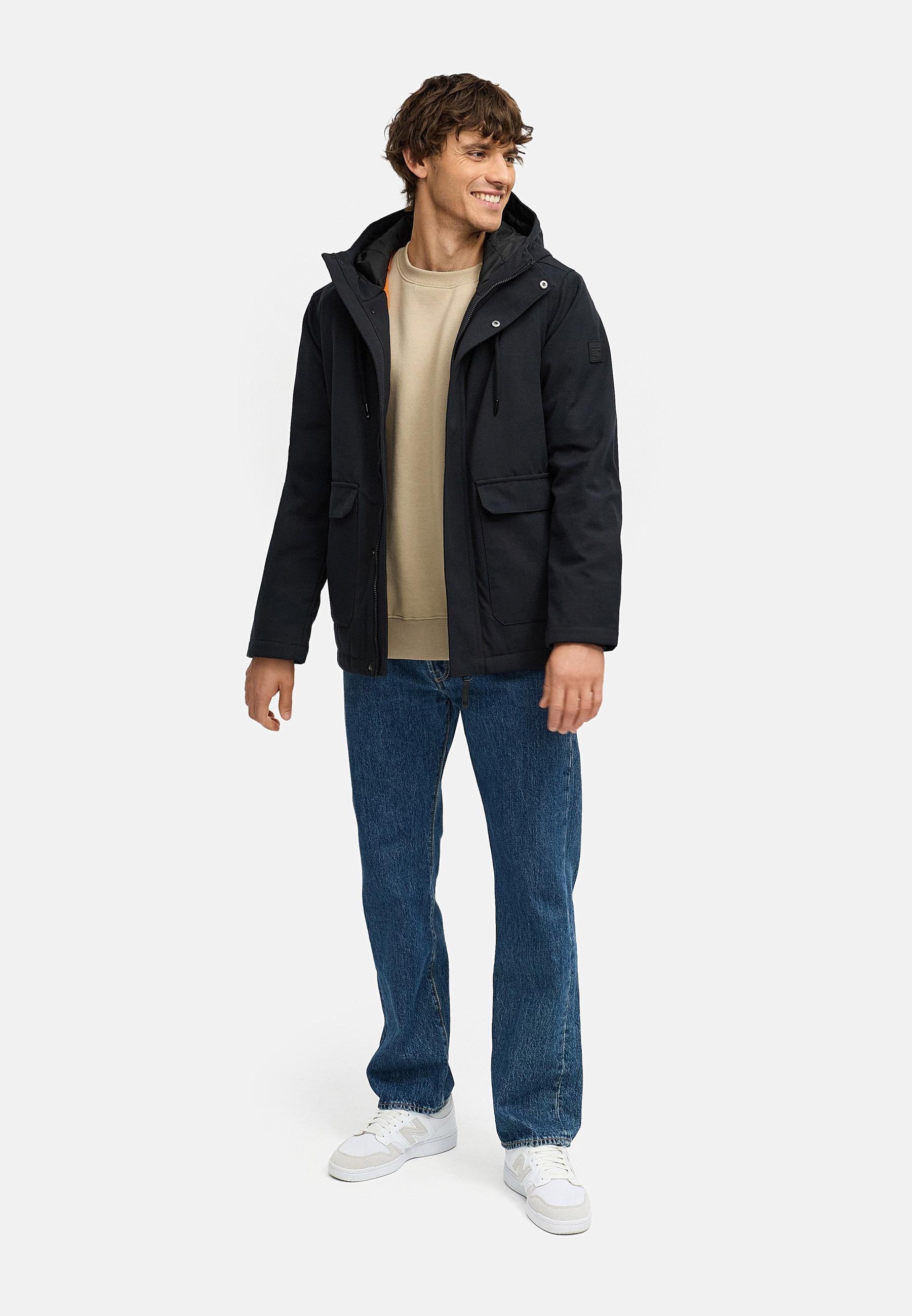 Ragwear Winterjacke »Mr Them« mit Kapuze stylische Herren Outdoorjacke mit großer Kapuze