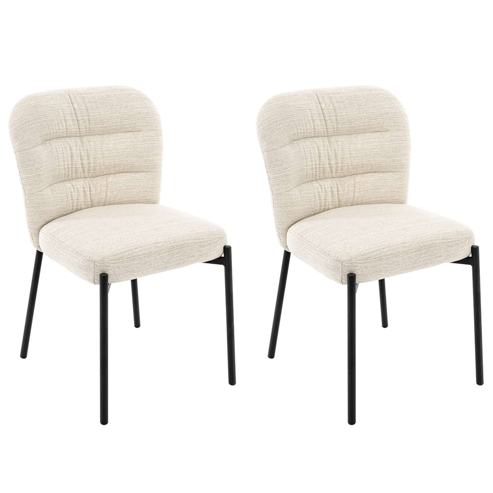 OTTO home Esszimmerstuhl "Aniene" () 2 Stk.Gepolsterte Rückenlehne und Sitzfläche, Sitzhöhe 49 cm