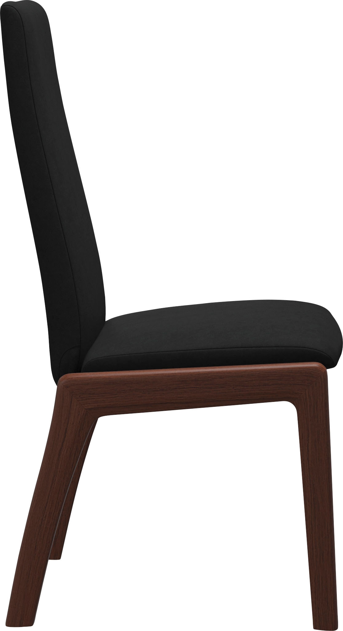 Stressless® Polsterstuhl »Laurel«, Microfaser DINAMICA, Low Back, Größe L, mit abgerundeten Beinen in Walnuss