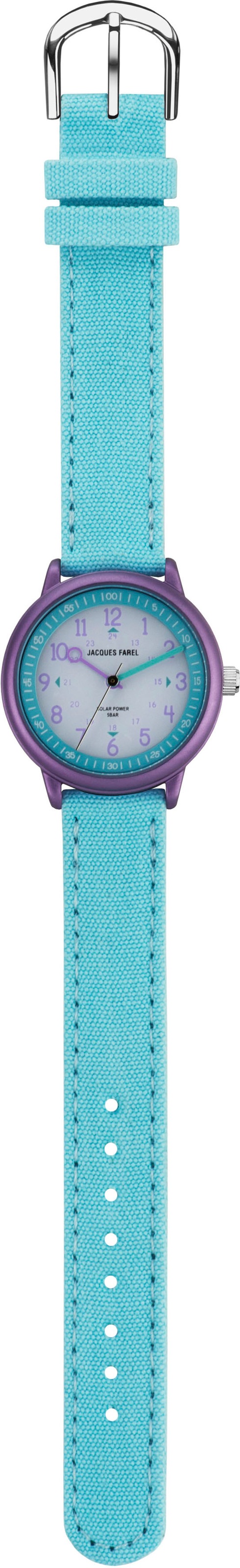 Jacques Farel Solaruhr »ORSO 3075«, Armbanduhr, Kinderuhr, ideal auch als Geschenk