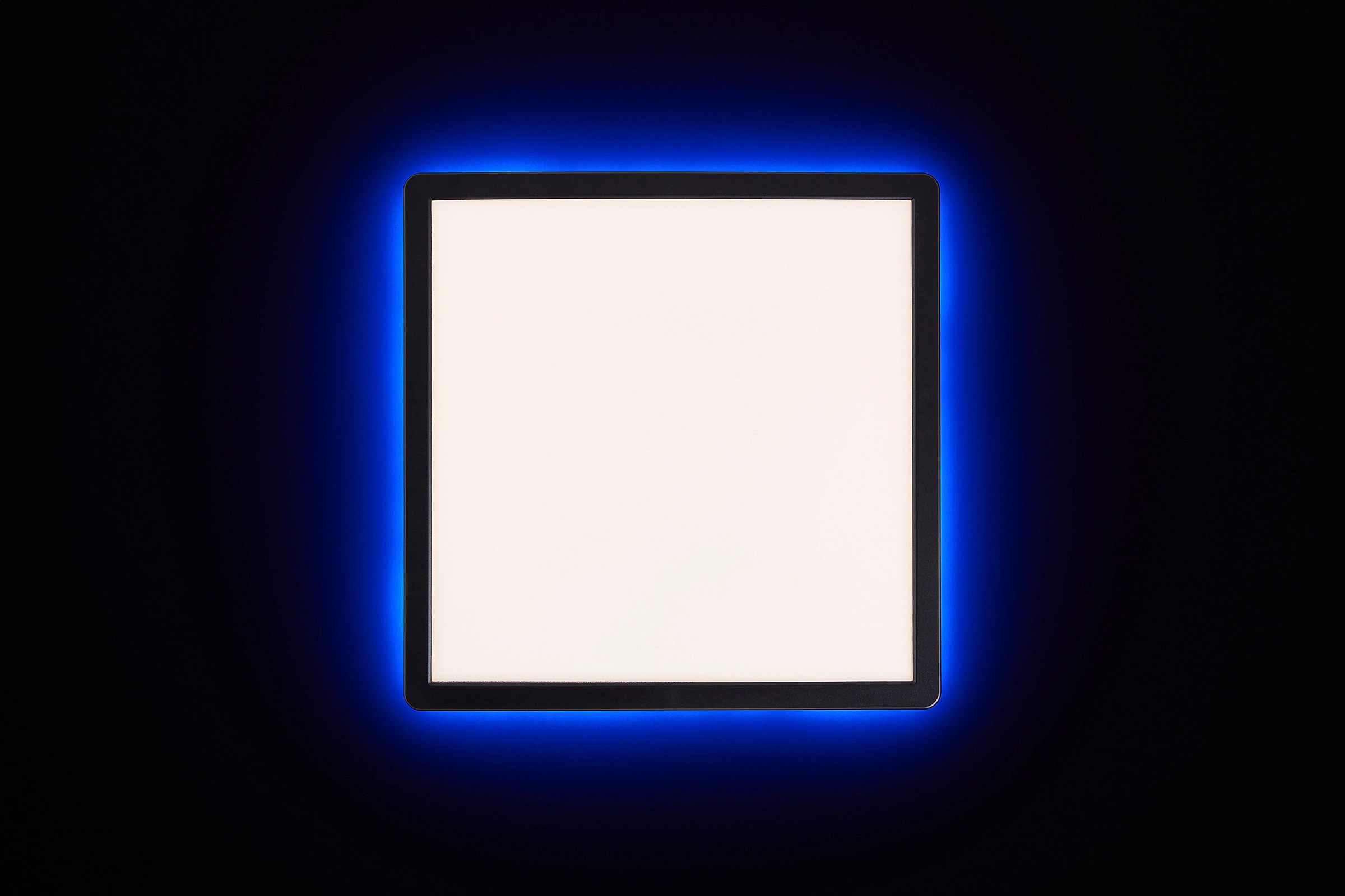 my home LED Deckenleuchte »Elliot«, 29,5 x 29,5 cm, 2200 Lumen, 3000-6500  Kelvin, weiß/schwarz | BAUR