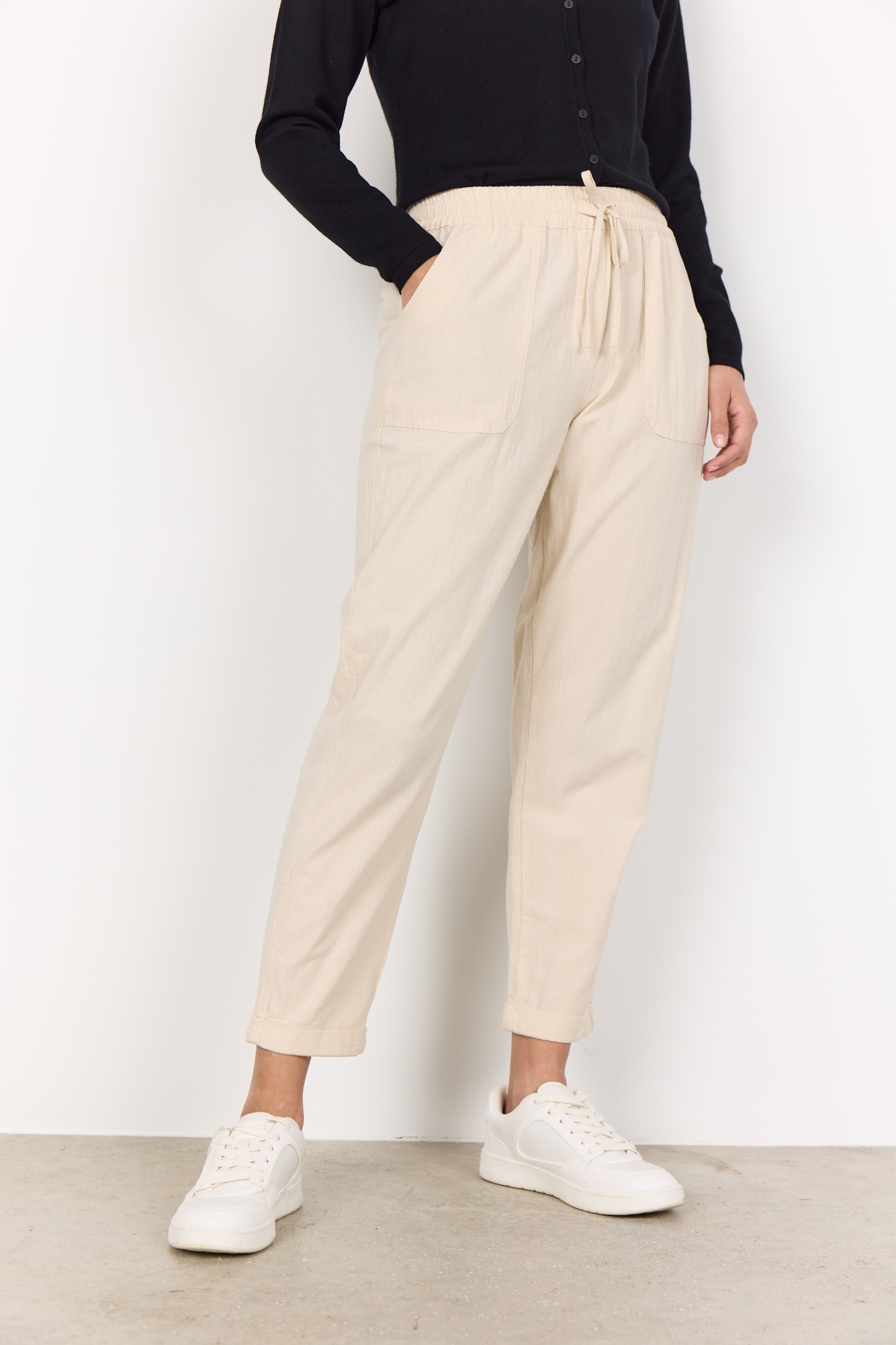 soyaconcept Schlupfhose "SC-CISSIE 10-C", leichte Sommerhose aus Baumwolle günstig online kaufen