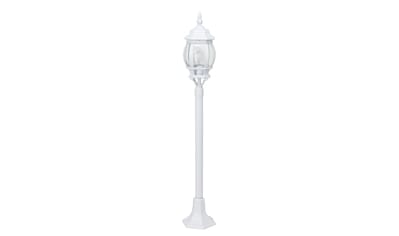 Brilliant Pollerleuchte »Istria«, 1 flammig-flammig, 112 cm Höhe, Ø 16 cm,  E27, IP23, Alu-Druckguss/Glas, weiß bestellen | BAUR