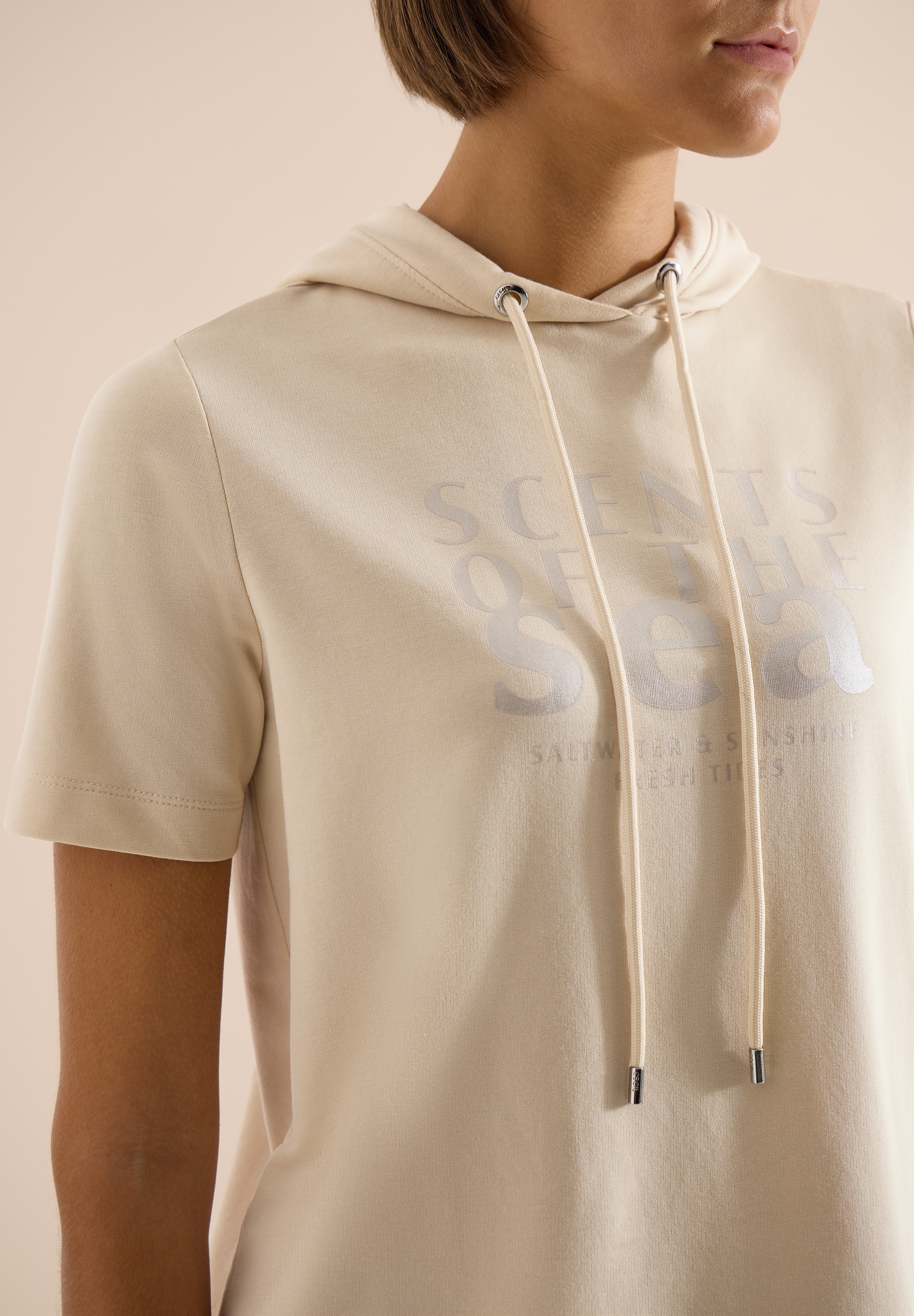 Cecil Kapuzenshirt mit Kapuze mit Tunnelzugband günstig online kaufen