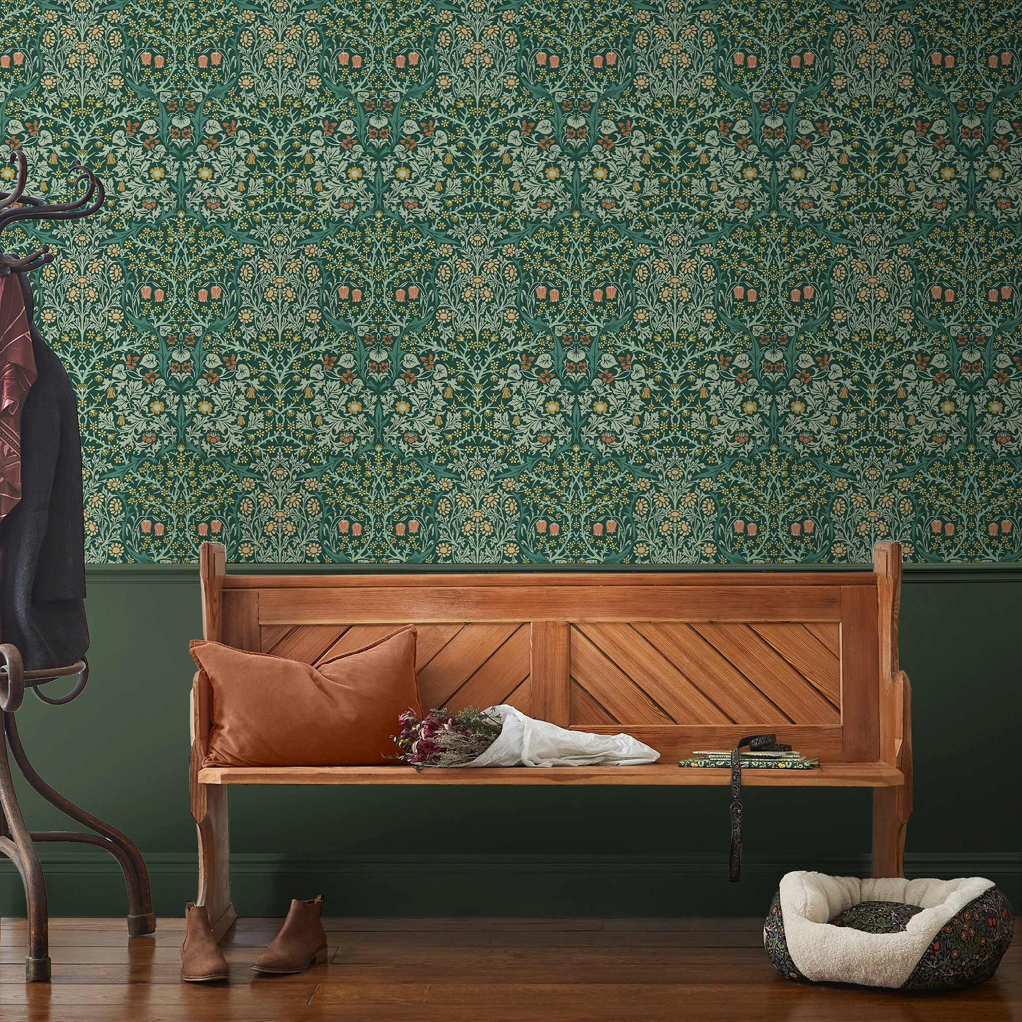 WILLIAM MORRIS AT HOME "Blackthorn" Retro glatt Designer Tapete, 10mx52cm (ca. 5m2)