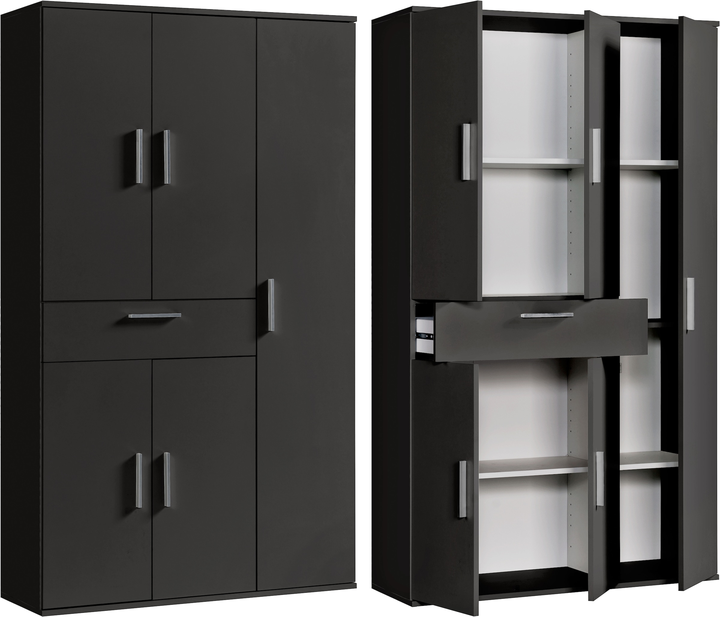 Procontour Mehrzweckschrank "Clara" Höhe 167cm, mit variabel verstellbaren Einlegeböden