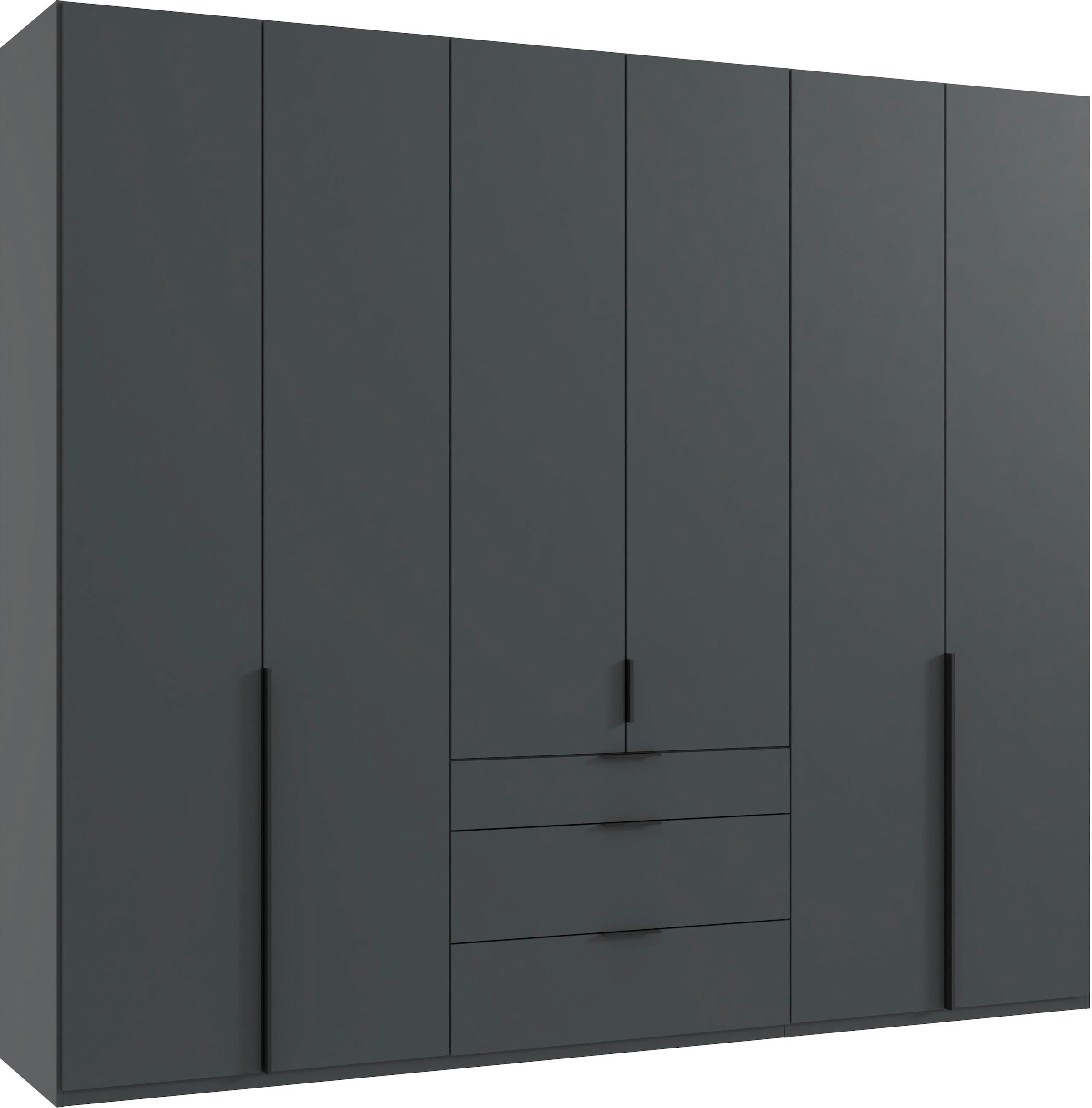 Wimex Drehtürenschrank "Mugano" mit langen oder kurzen Griffen aus Metall, in vielen Breiten, 208 oder 236 cm hoch, Made in Germany
