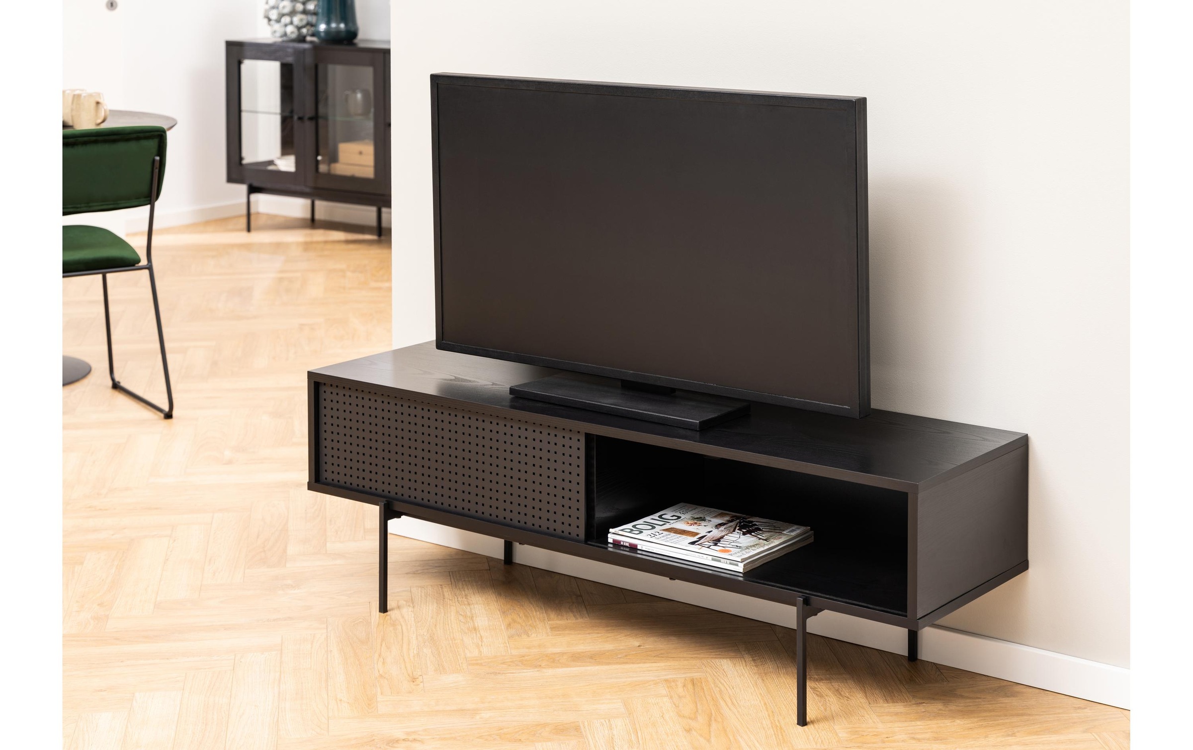 AC Design Konsolentisch »Angus 140 x 40 x 44.5 cm, Schwarz«