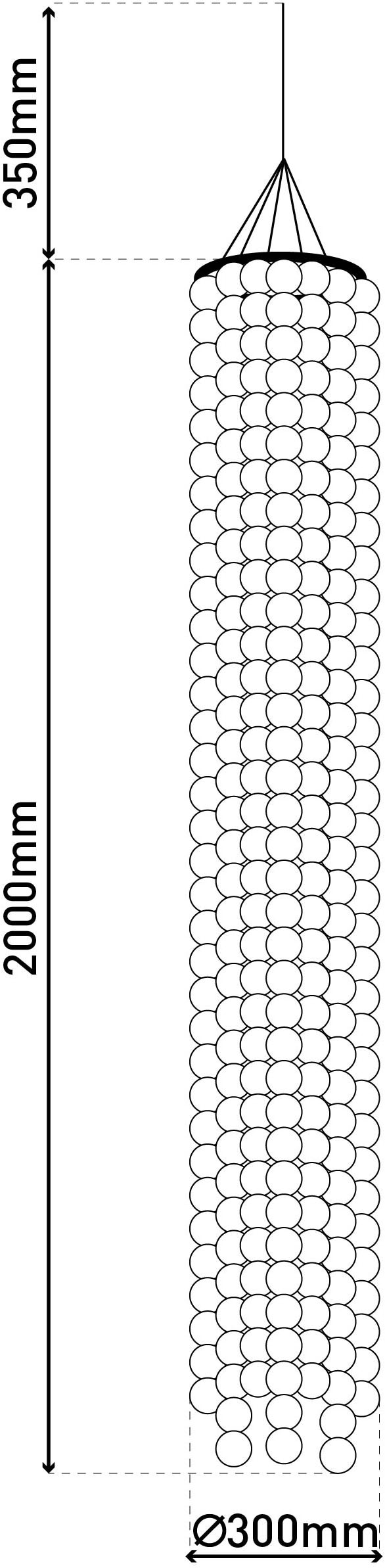 näve Pendelleuchte »Capiz« E27 1 Stk. aus dünnen weißen Muschelplättchen, Holzaufhängung, 3x E27 exkl.