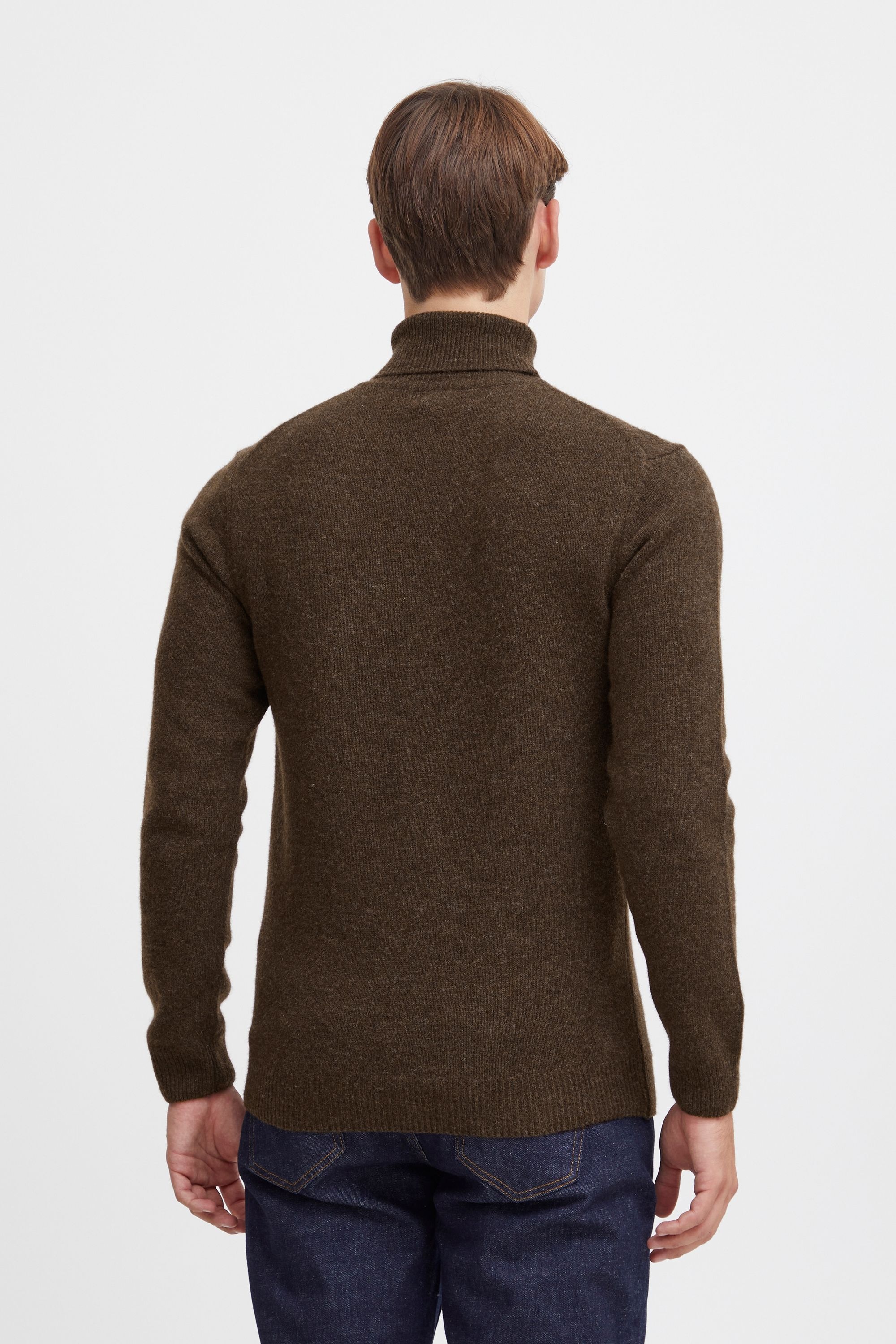 CASUAL FRIDAY CFKarl Turtleneck Sweater Brown Size S 3