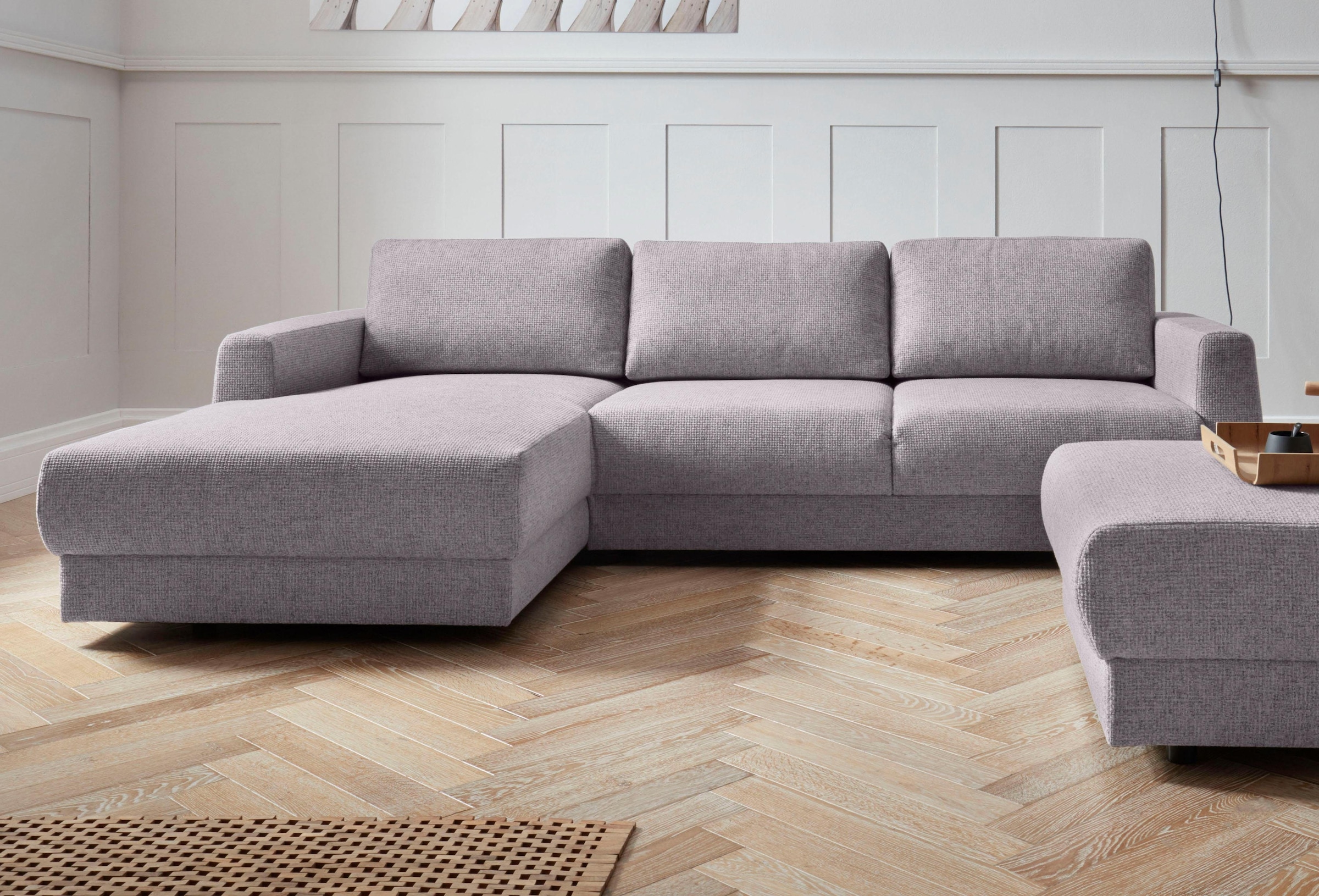 OTTO home Ecksofa "Hobro L-Form" in 3 Bezugsqualitäten in vielen Farben, De günstig online kaufen
