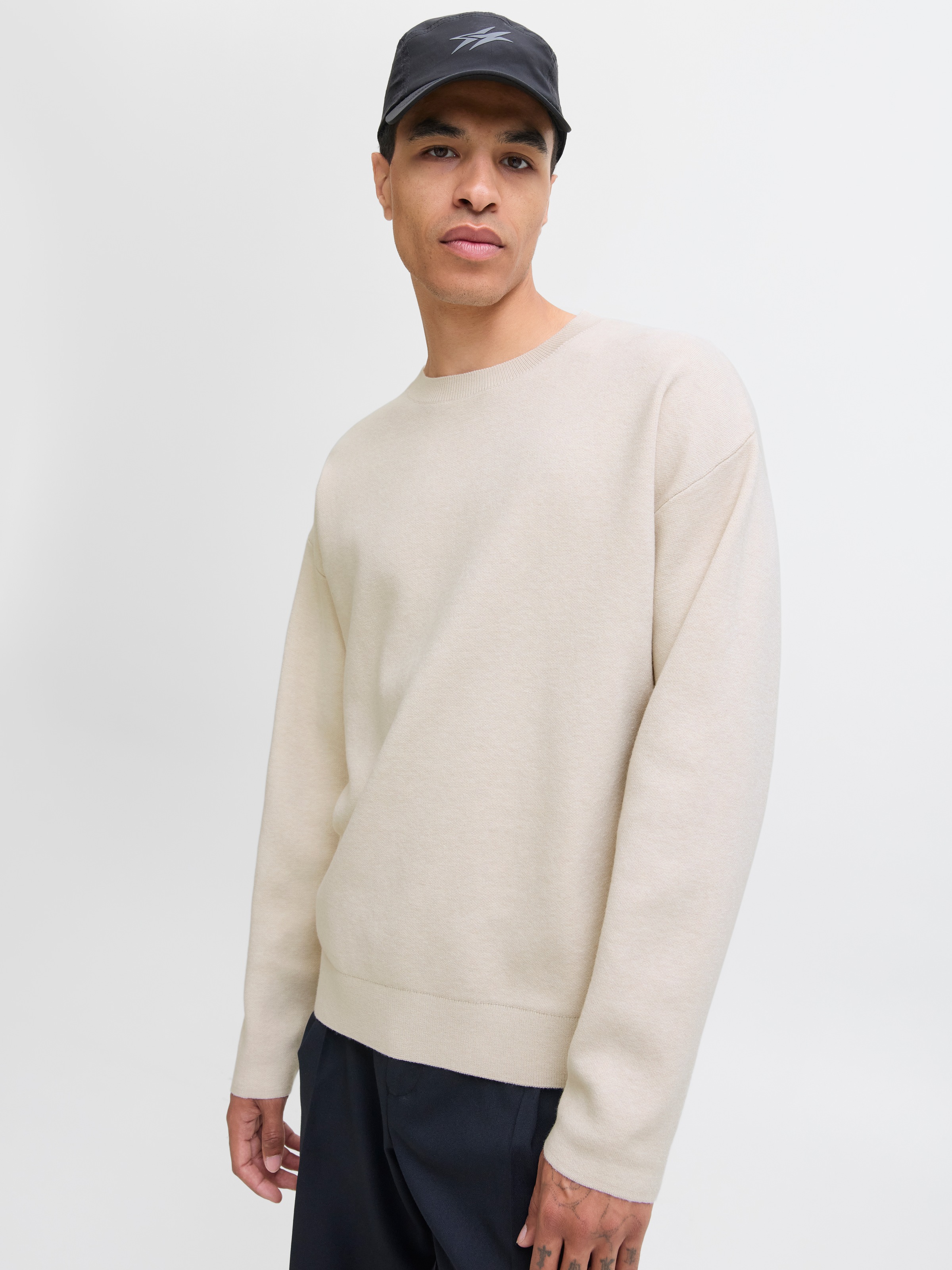 Jack & Jones Strickpullover "JPRBLABRADFORT KNIT CREW NECK" günstig online kaufen