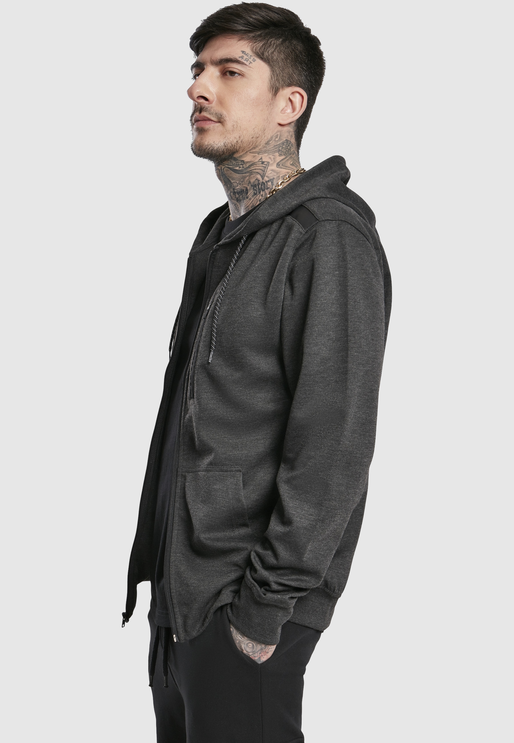 Southpole Sweatjacke »Southpole Herren Taped Tech Fleece Full Zip Hoody« 1 Stk.