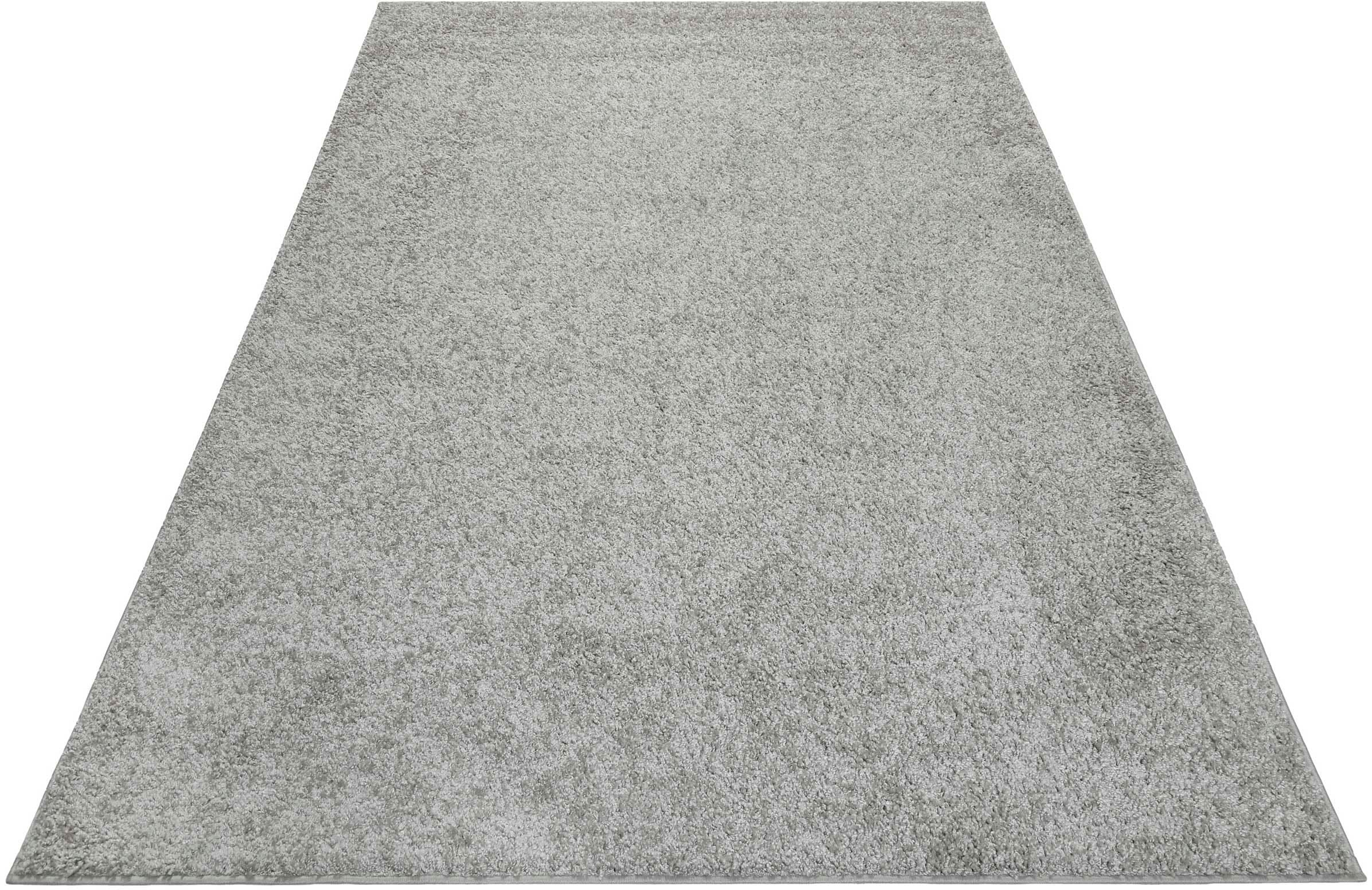 Esprit Hochflor-Teppich »Whisper Shag ESP-9977«, rechteckig, 30 mm Höhe, Läufer, uni, waschbar, mit Antirutschbeschichtung, Wohnzimmer
