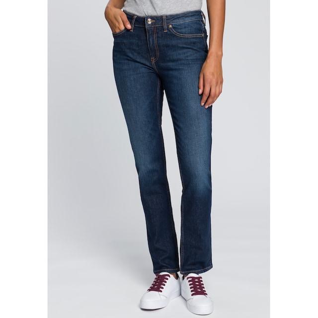 Tommy Hilfiger Straight-Jeans »HERITAGE ROME STRAIGHT RW«, mit leichten  Fadeout-Effekten kaufen | BAUR