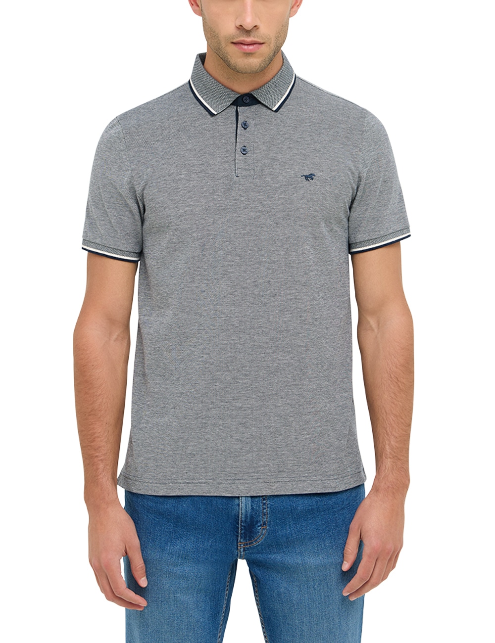 MUSTANG Kurzarmshirt "Herren Style Palco" günstig online kaufen