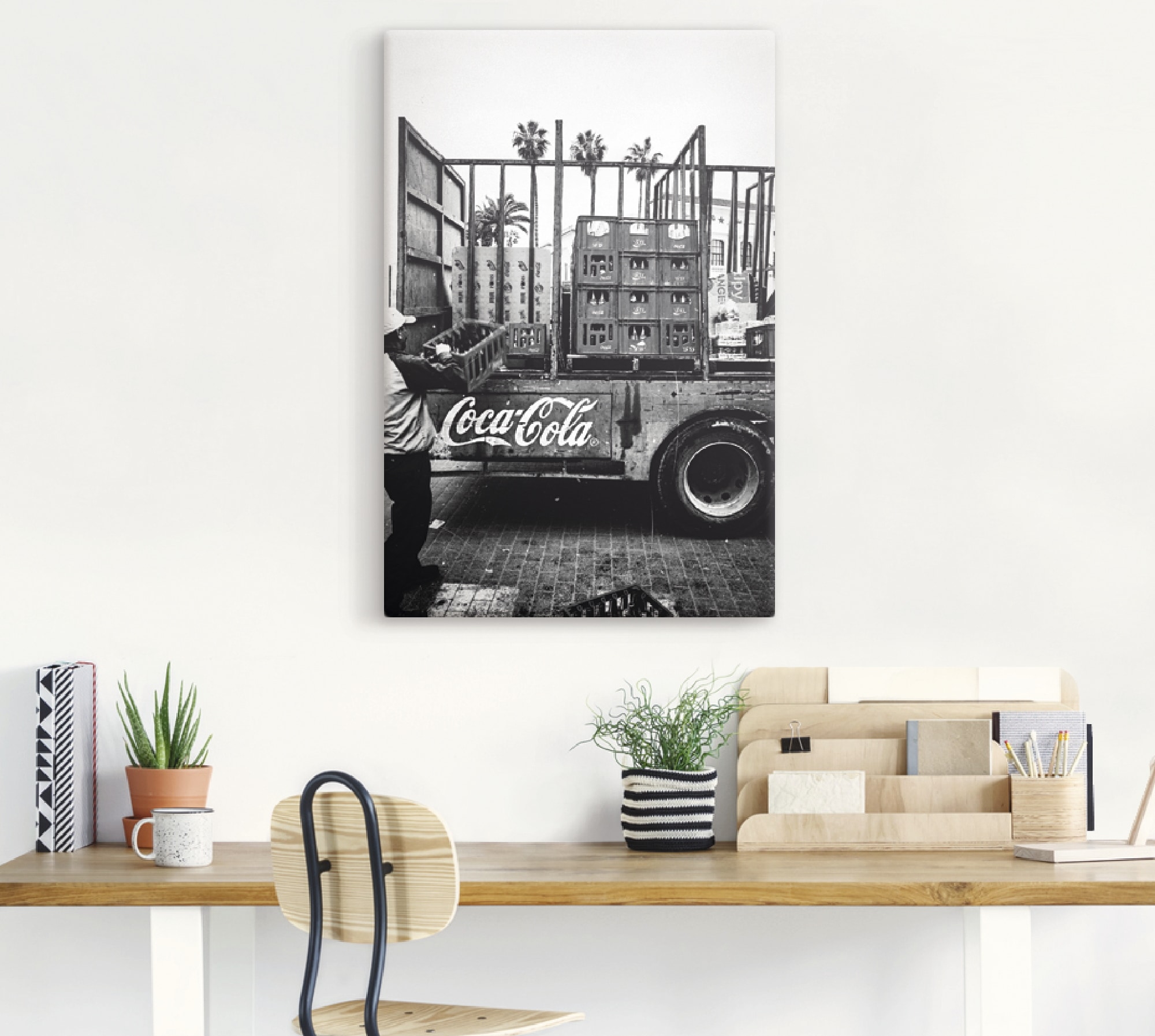 Artland Wandbild "CocaCola-LKW in El Jadida - Marokko" Auto 1 Stk. tlg. als günstig online kaufen