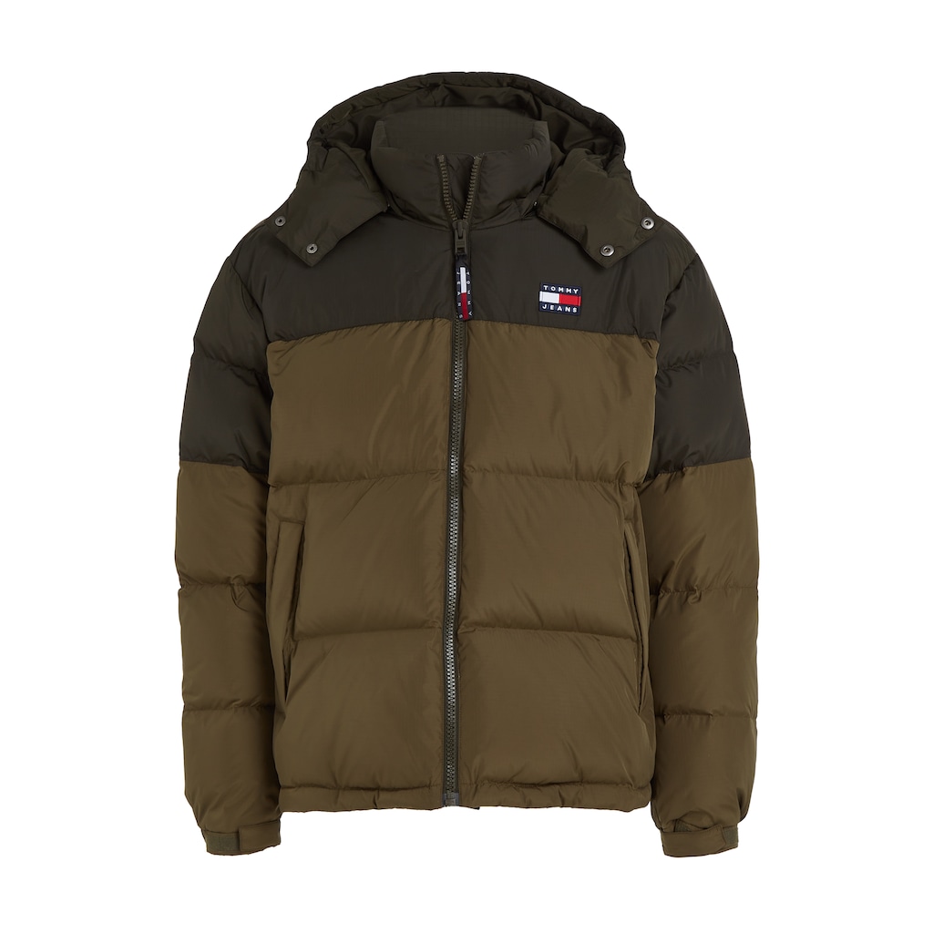 Tommy Jeans Steppjacke »TJM ALASKA COLORBLOCK PUFFER«, mit Kapuze