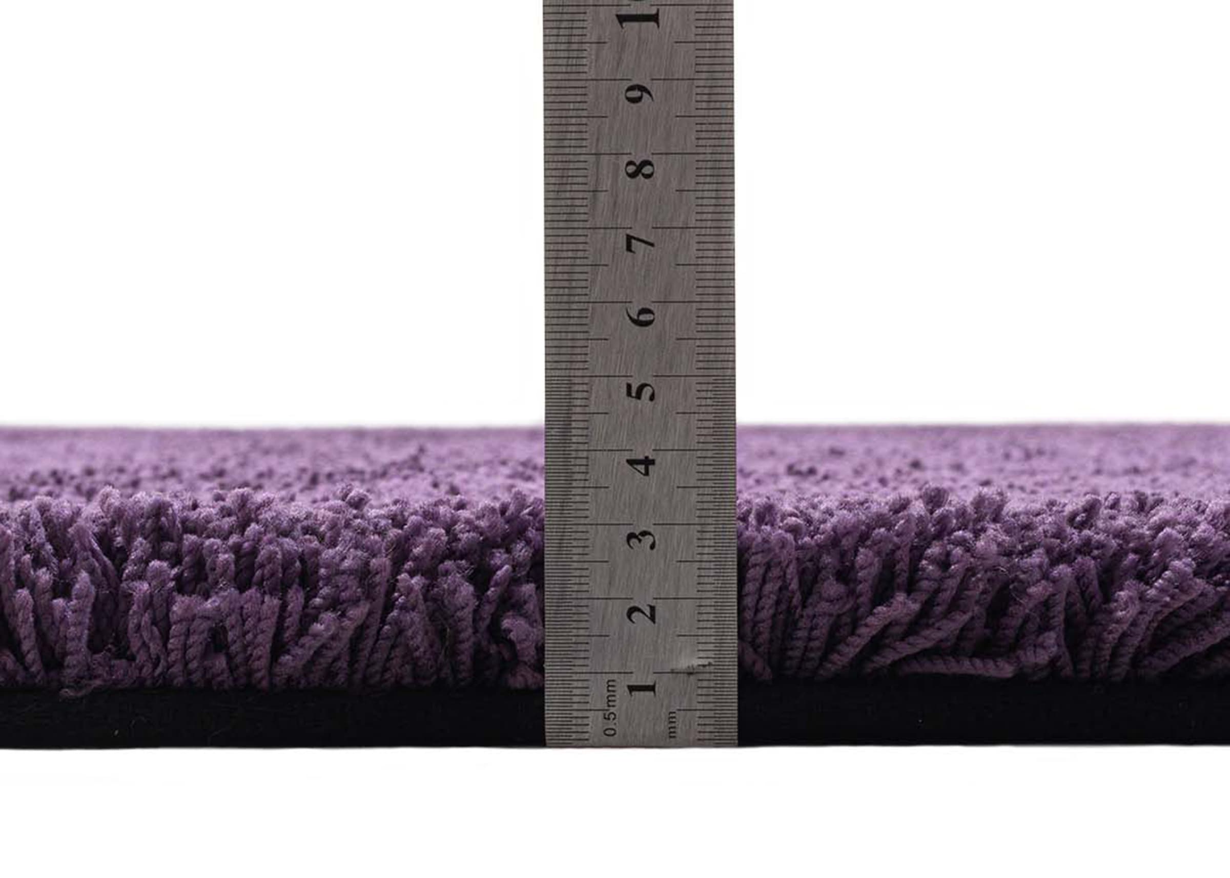 TOM TAILOR HOME Hochflor-Teppich »Shaggy Teppich Cozy«, rund, 25 mm Höhe, Uni Farben, auch in Pastell Farben, weich & kuschelig