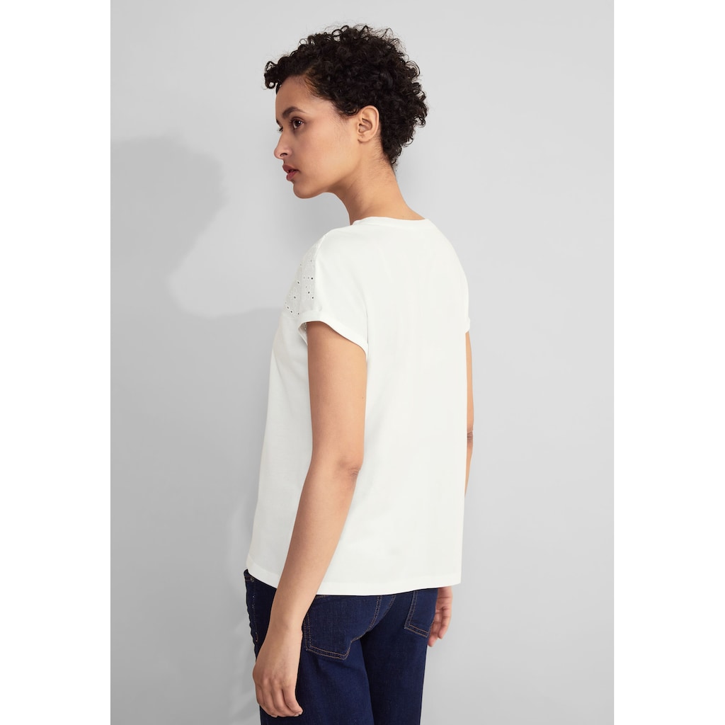 STREET ONE Shirttop, mit Stickerei