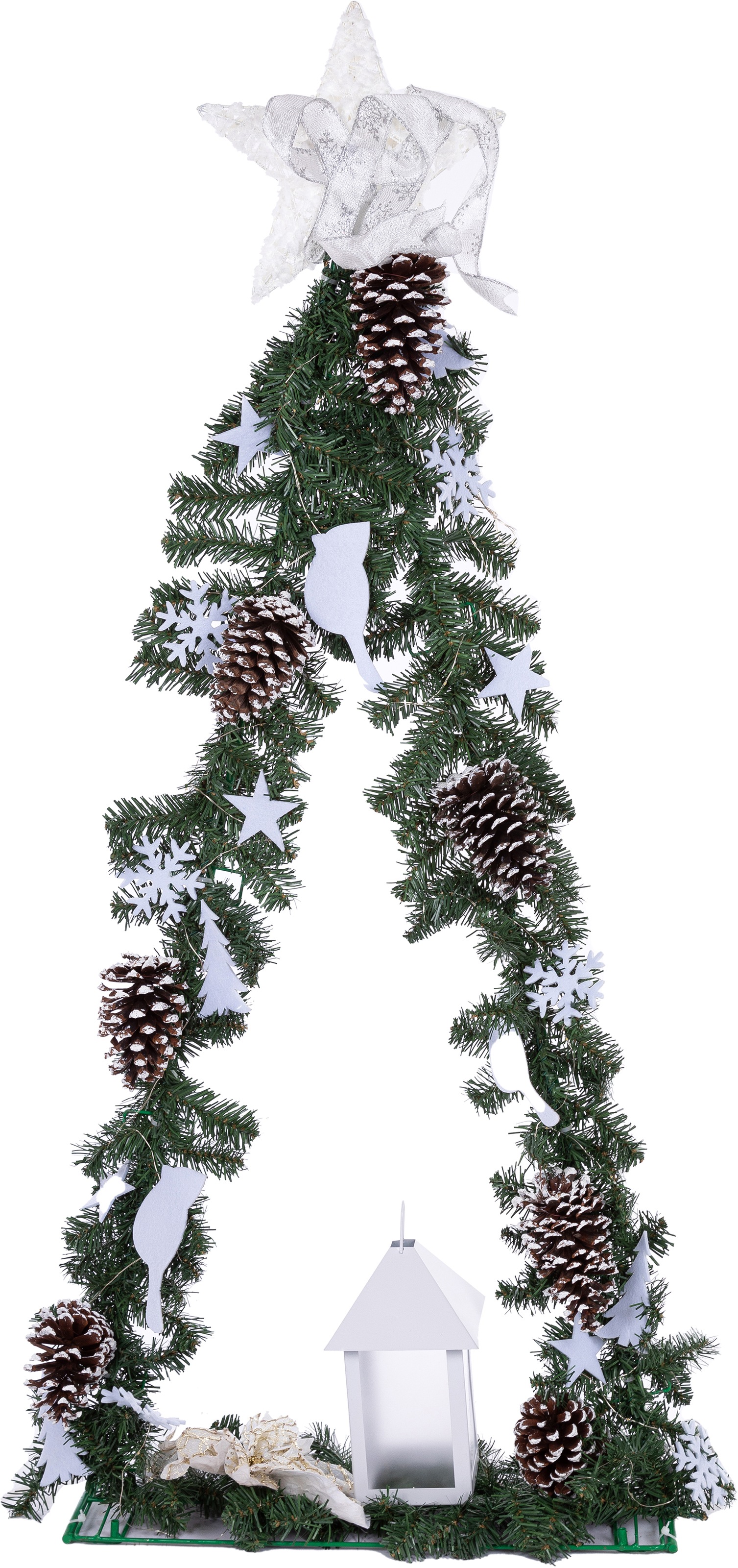 Myflair Möbel & Accessoires Dekobaum, Weihnachtsdeko mit 70 warmweißen LED's, Höhe ca. 127 cm