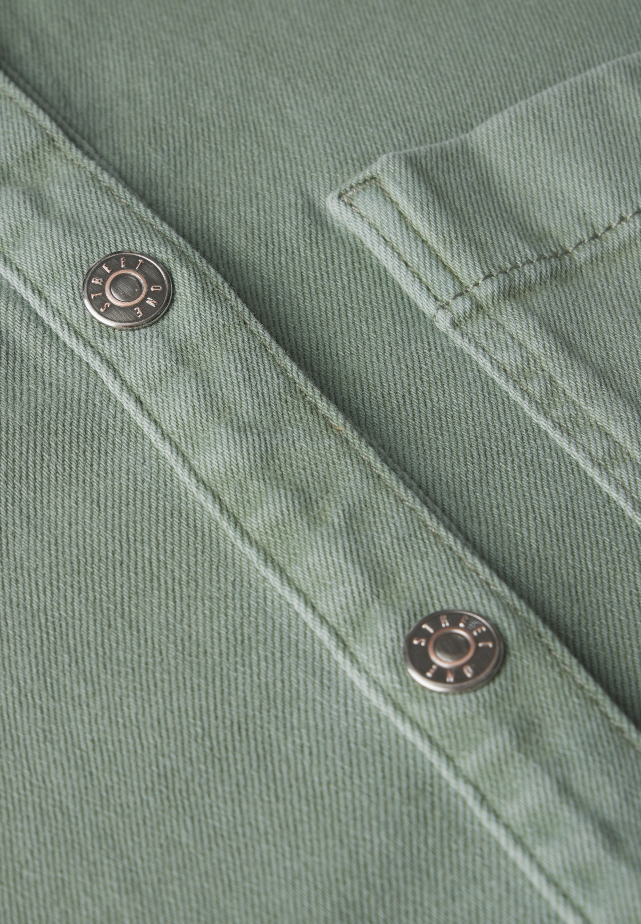 STREET ONE Jeansjacke, ohne Kapuze, mit Brusttasche