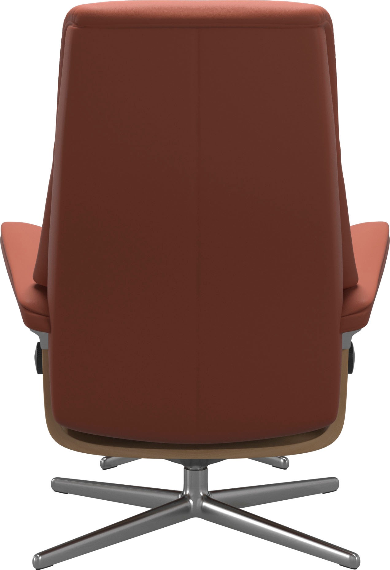 Thumbnail - Stressless Fußhocker "View" mit Cross Base, Größe S, M & L, Holzakzent Eiche