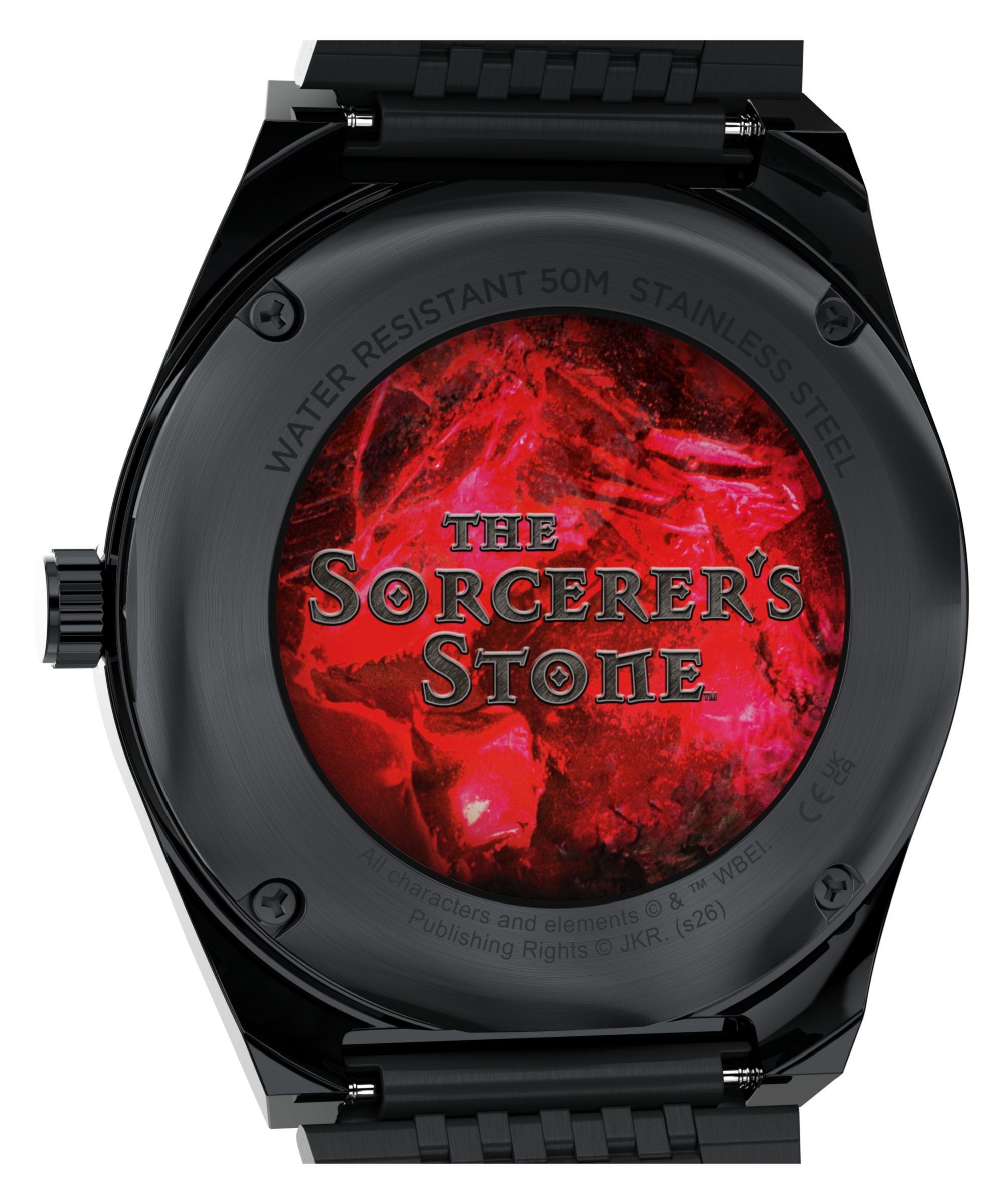 Timex Quarzuhr »Harry Potter Sorcerer's Stone Q Falcon Eye« Armbanduhr, Damenuhr, Herrenuhr, Edelstahlarmband, analog, Wochentag
