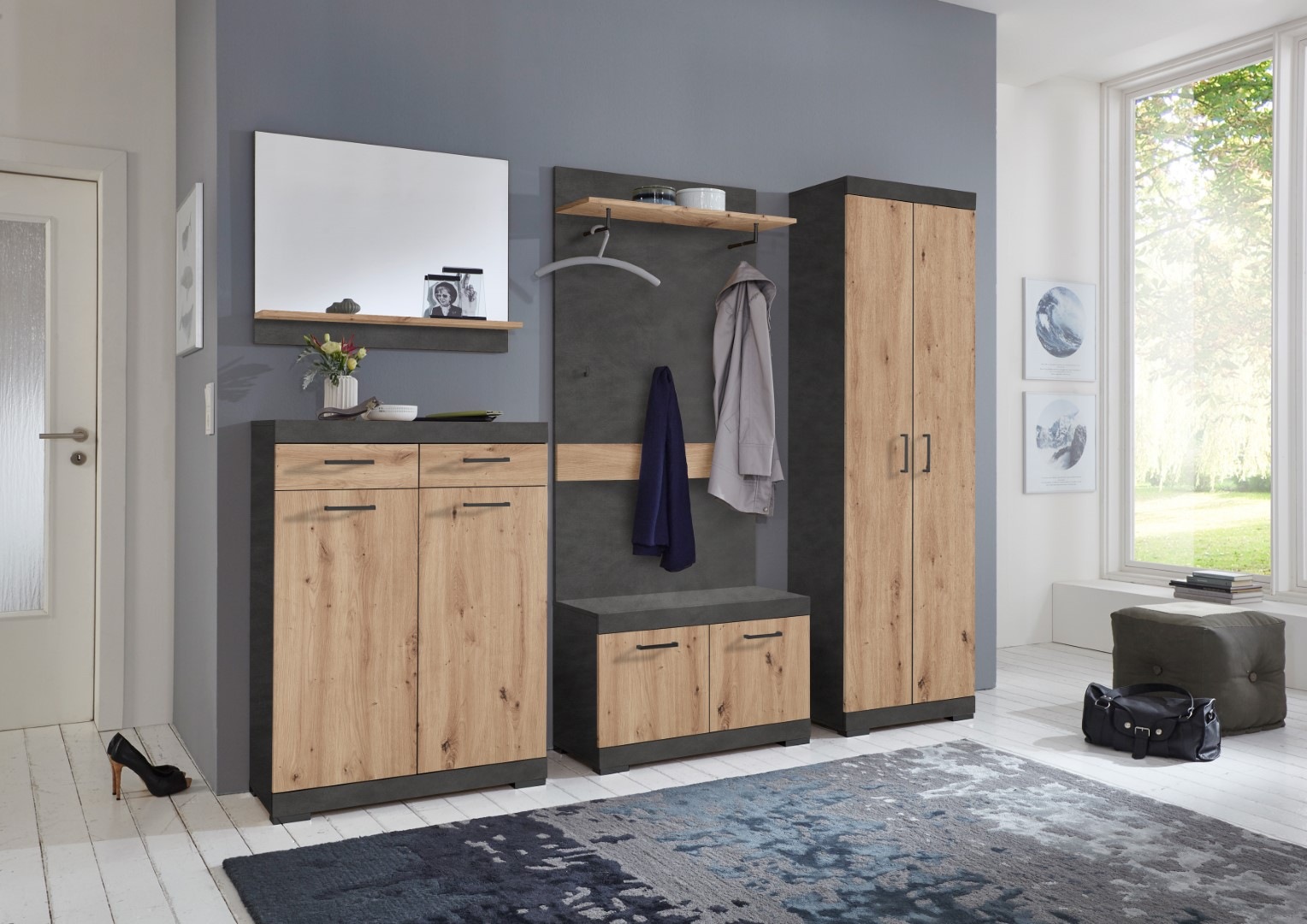 FMD Garderobenschrank