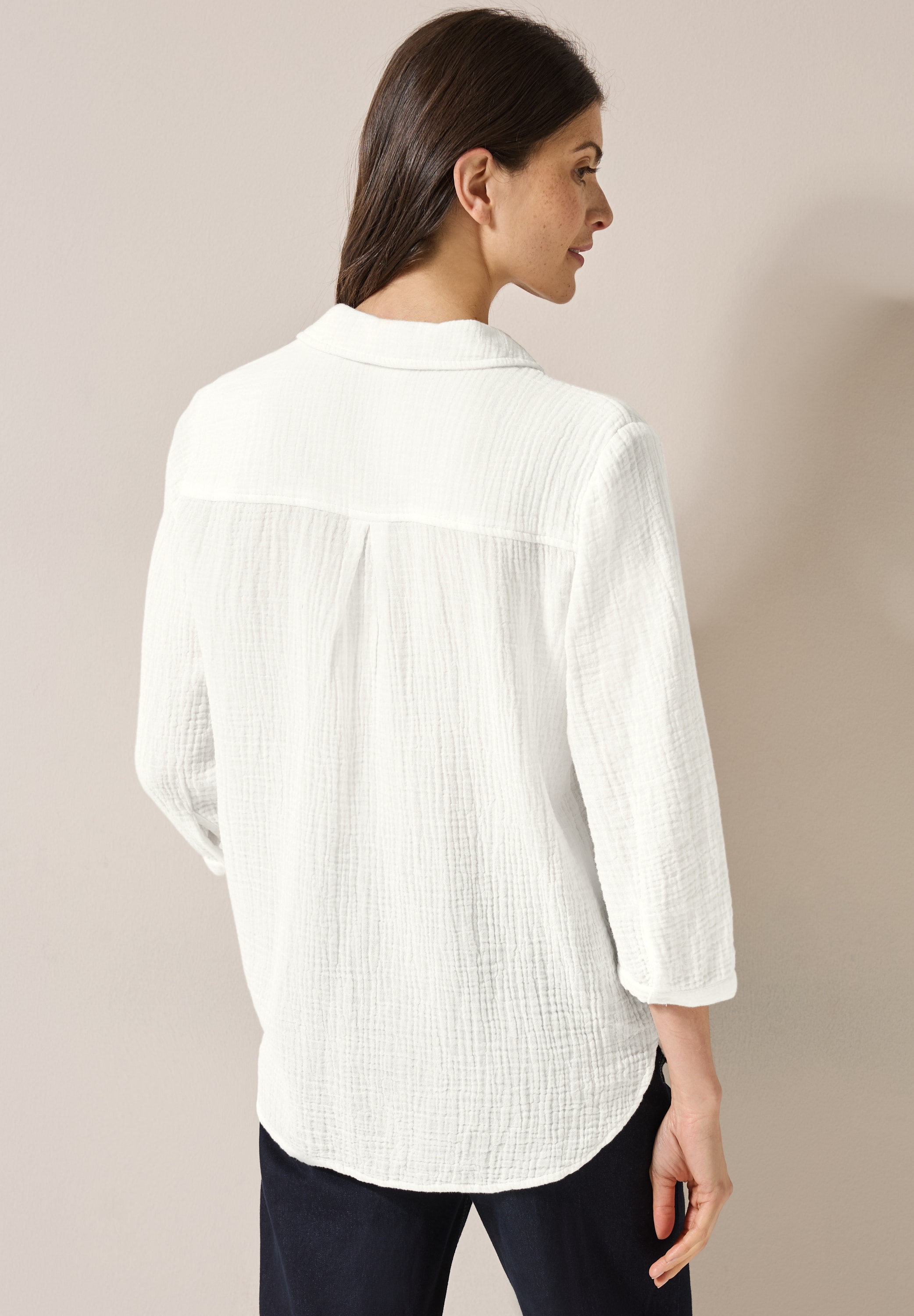 Cecil Klassische Bluse, mit 3/4 Ärmeln
