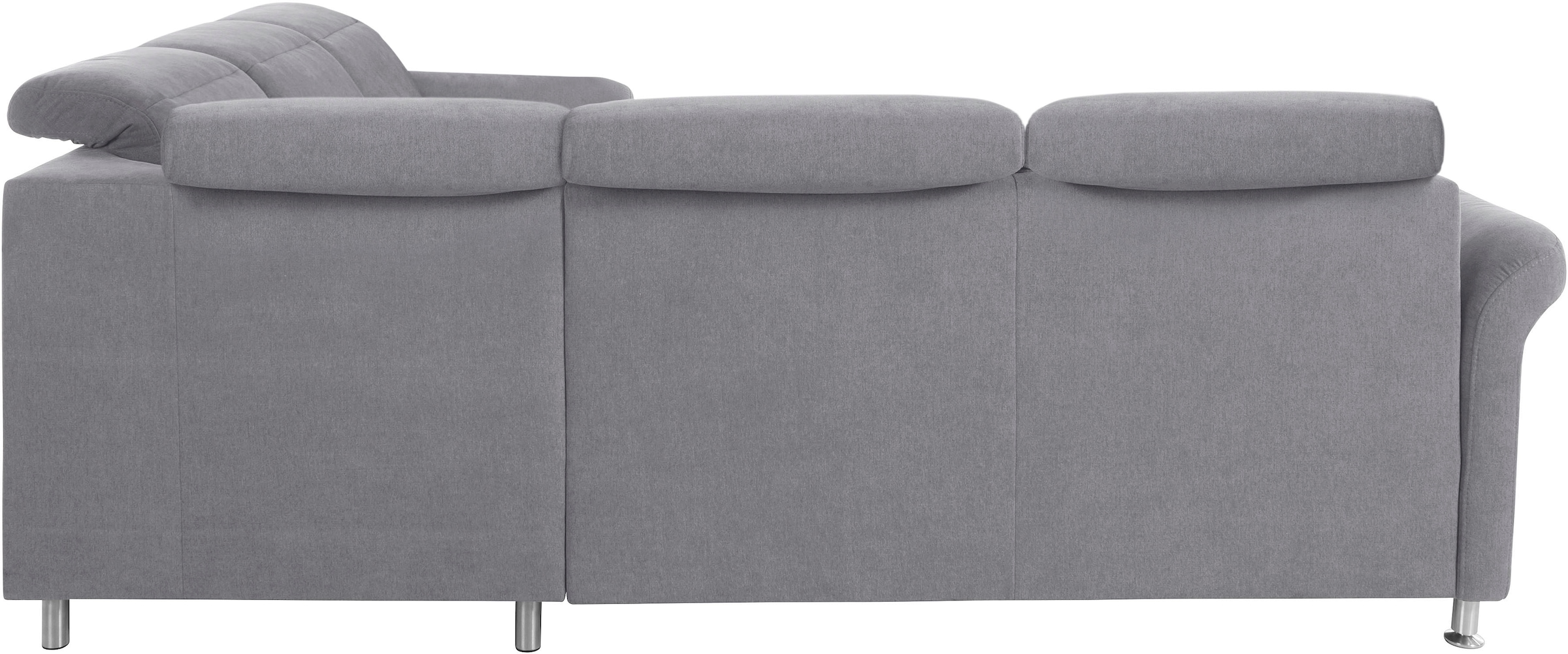 sit&more Ecksofa »Darwin L-Form« inklusive Federkern, wahlweise mit Kopfteilverstellung, Bettfunktion