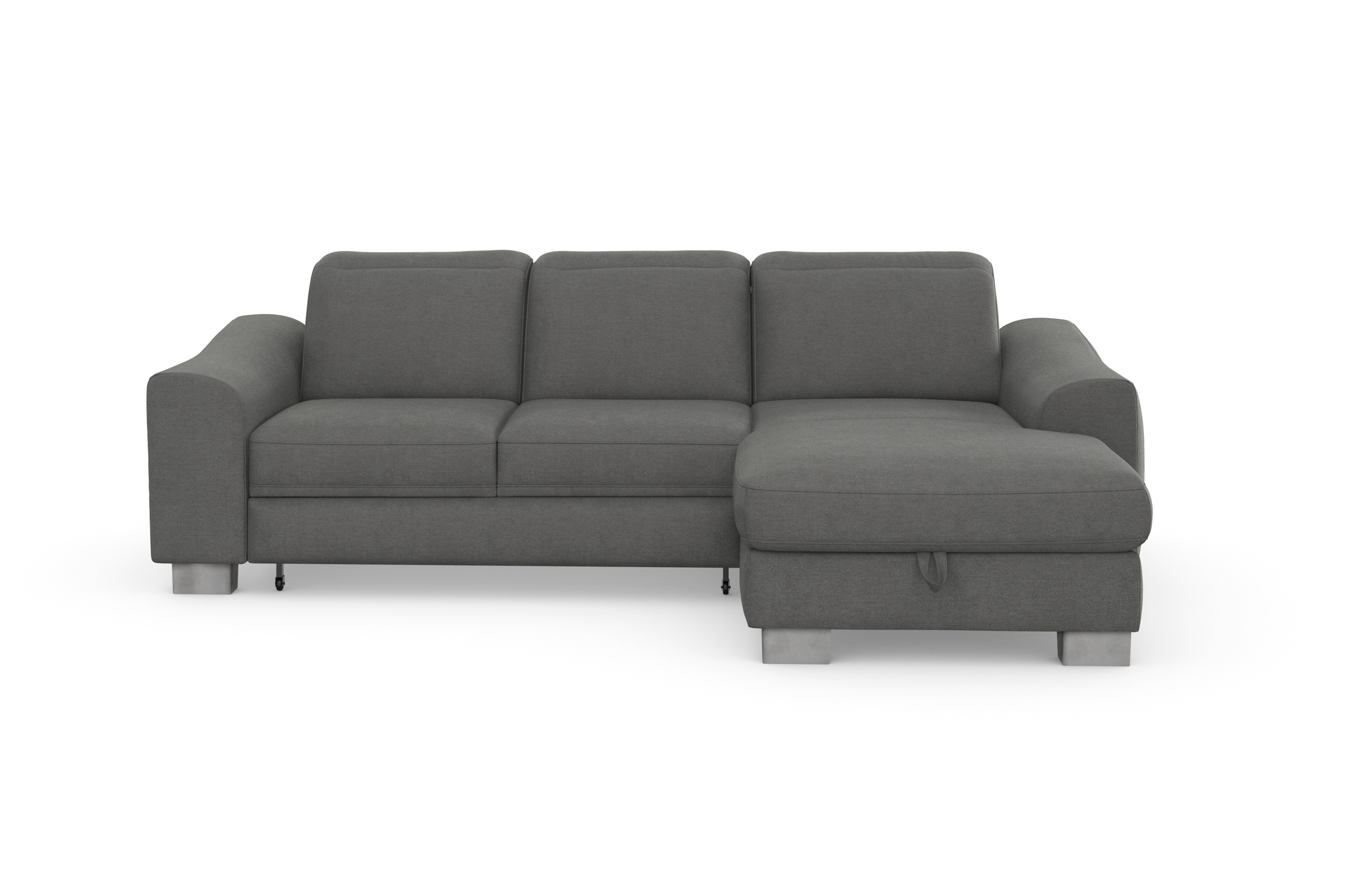 sit&more Ecksofa "Dundee L-Form", mit Federkern und Edelstahlfüßen, wahlwei günstig online kaufen