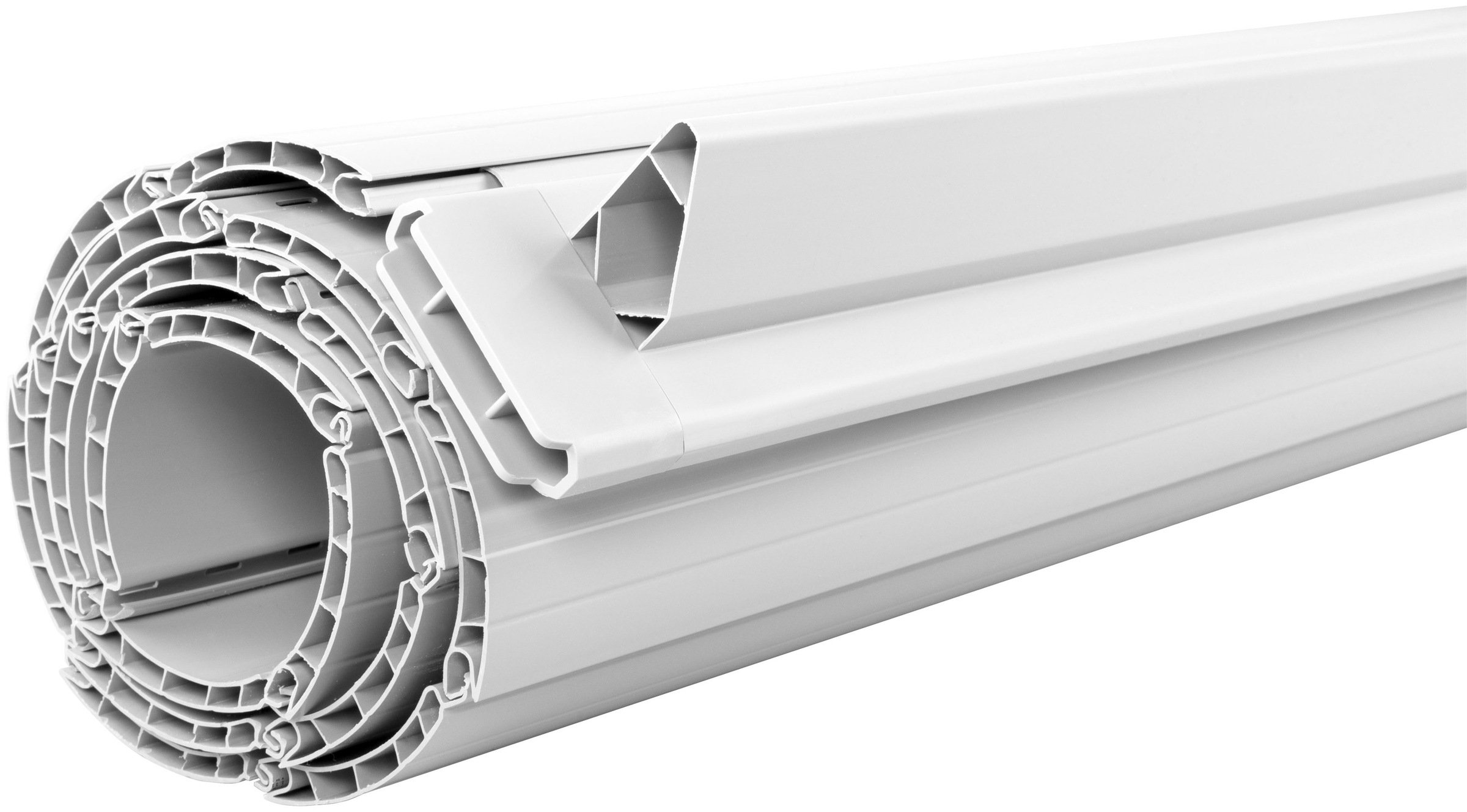 SCHELLENBERG Rollladenpanzer »Set für Fenster, Mini System für 40 mm Stahlrohrwelle«, (Set), PVC Jalousie, in verschiedenen Größen erhältlich, grau