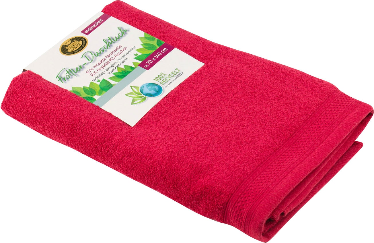 Gözze Badetuch "Uni Recycelt" Uni Farben, 100% recycelten Materialien günstig online kaufen