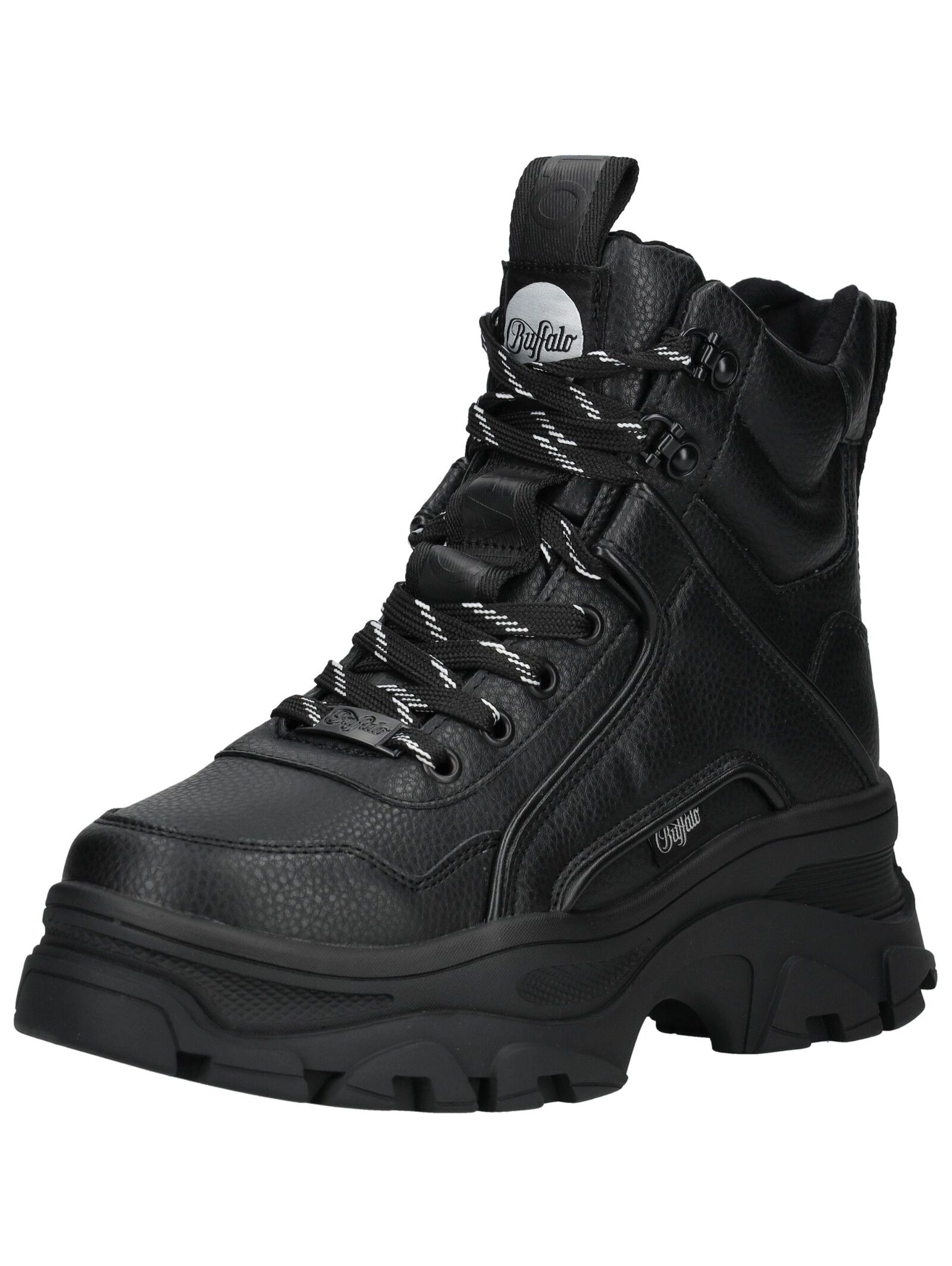 Buffalo Schnürstiefelette "Buffalo Stiefelette Lederimitat" günstig online kaufen