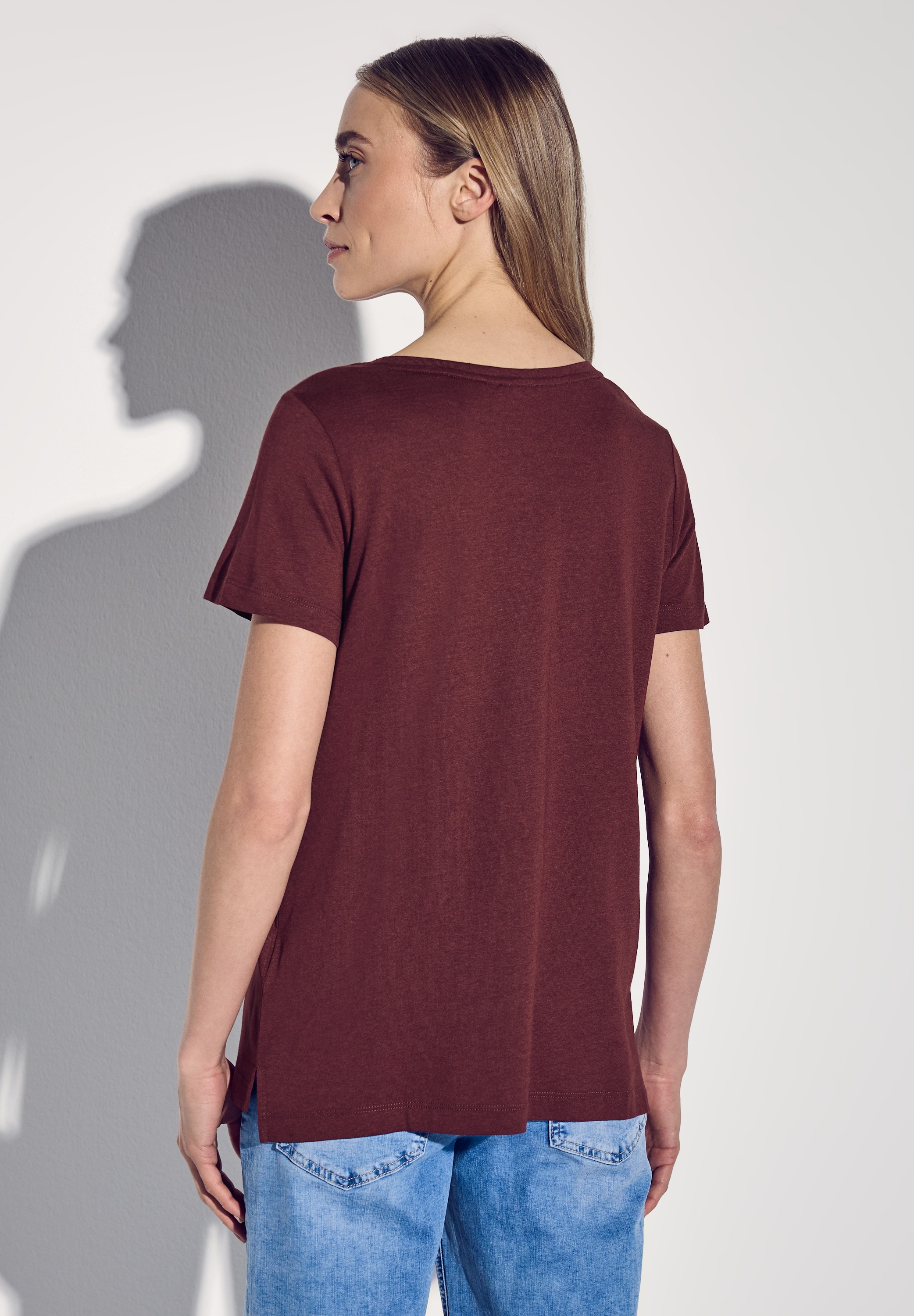 STREET ONE T-Shirt, im soften Baumwoll-Mix