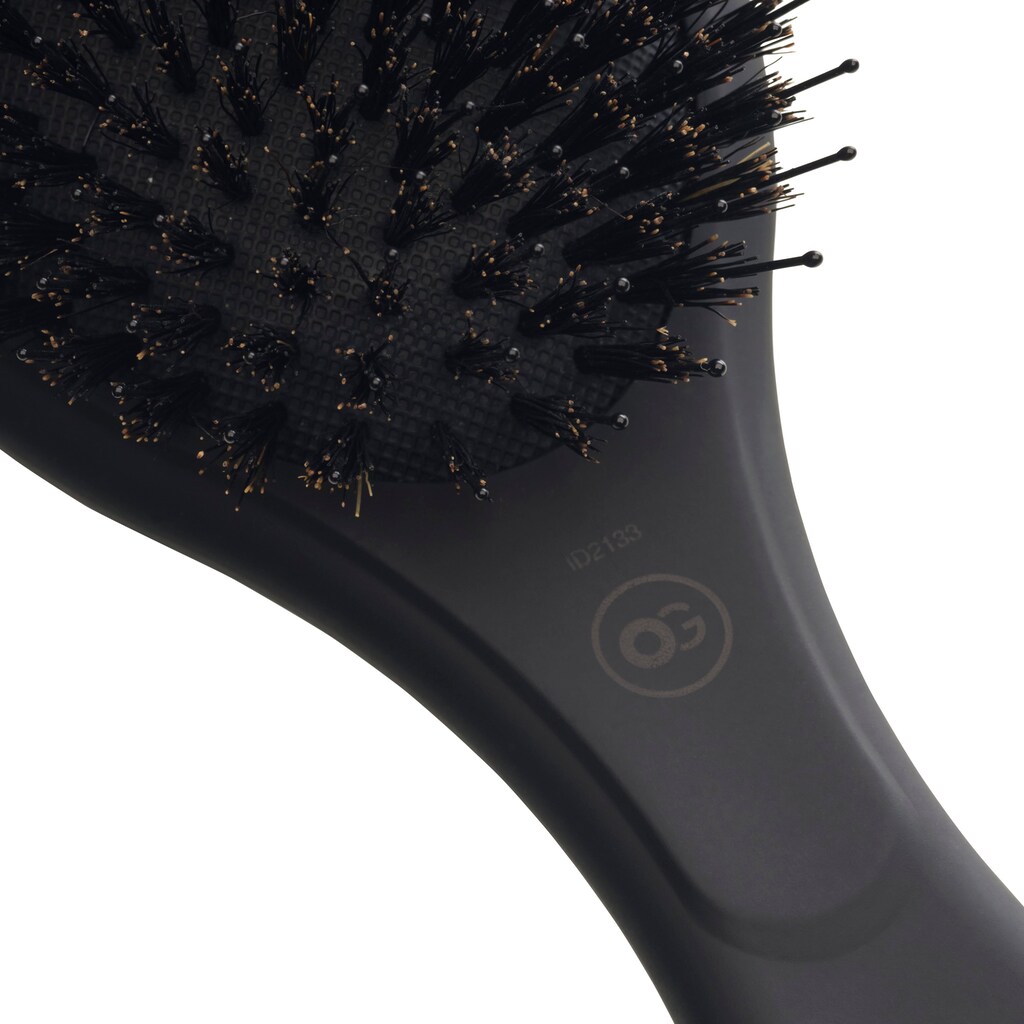 OLIVIA GARDEN Haarbürste »EXPERT CARE OVAL Boar & Nylon Bristles Black Label«