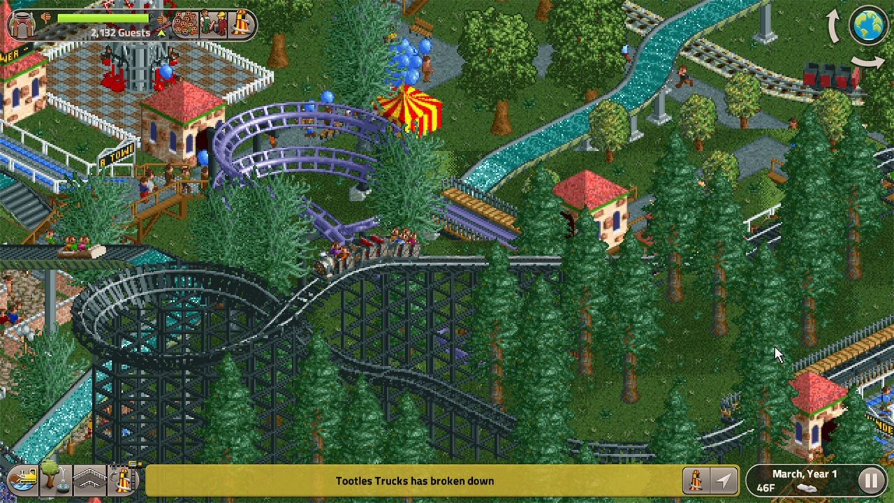 ATARI Spielesoftware »RollerCoaster Tycoon Classic«, Nintendo Switch