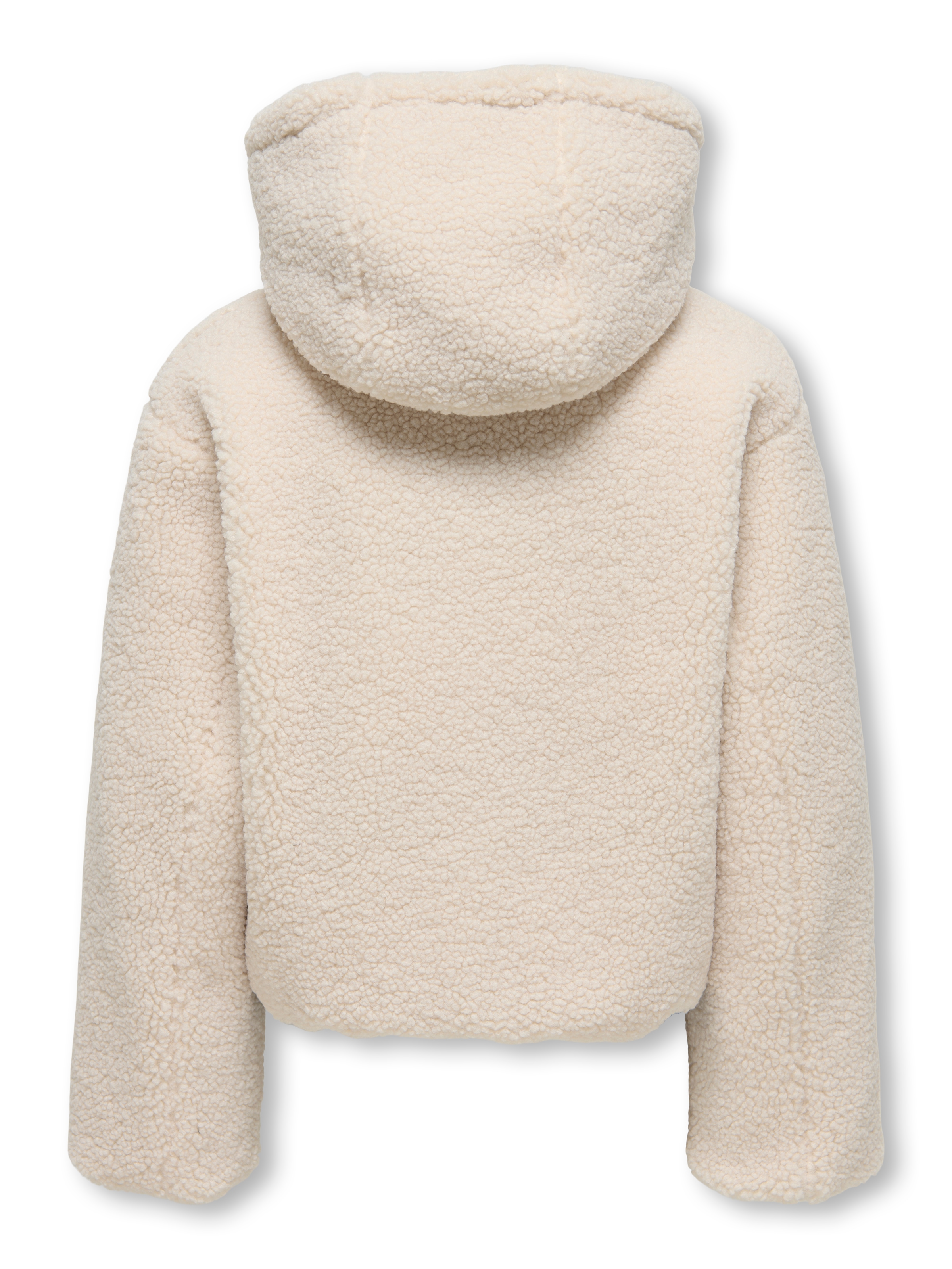 KIDS ONLY Wendejacke »KOGMARIA REVERSIBLE PUFFER JACKET OTW« mit Kapuze als Plüschjacke oder Steppjacke tragbar