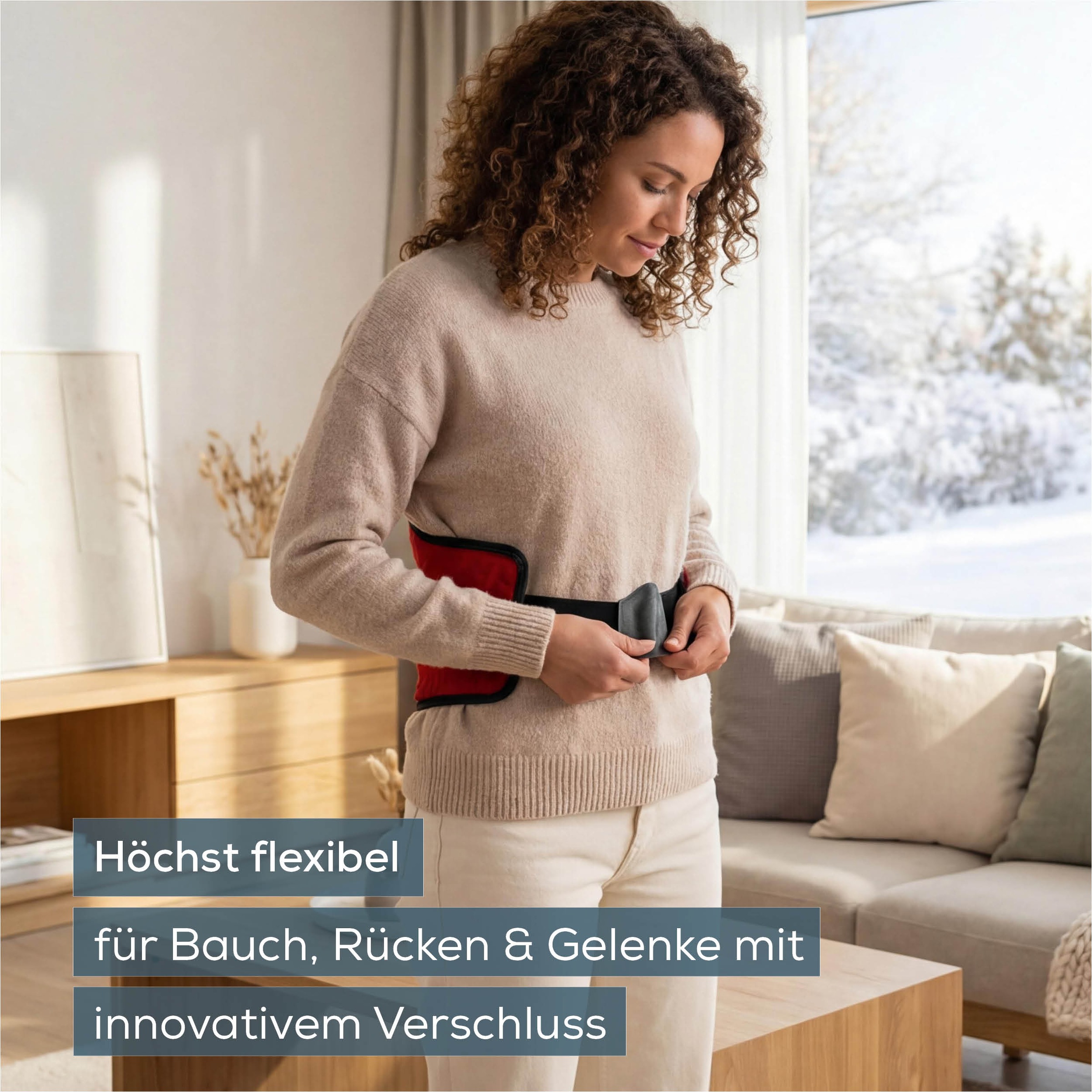 BEURER Heizkissen »HK 55 Multifunktionsheizkissen« Körpergerechte Form für Bauch, Rücken und Gelenke