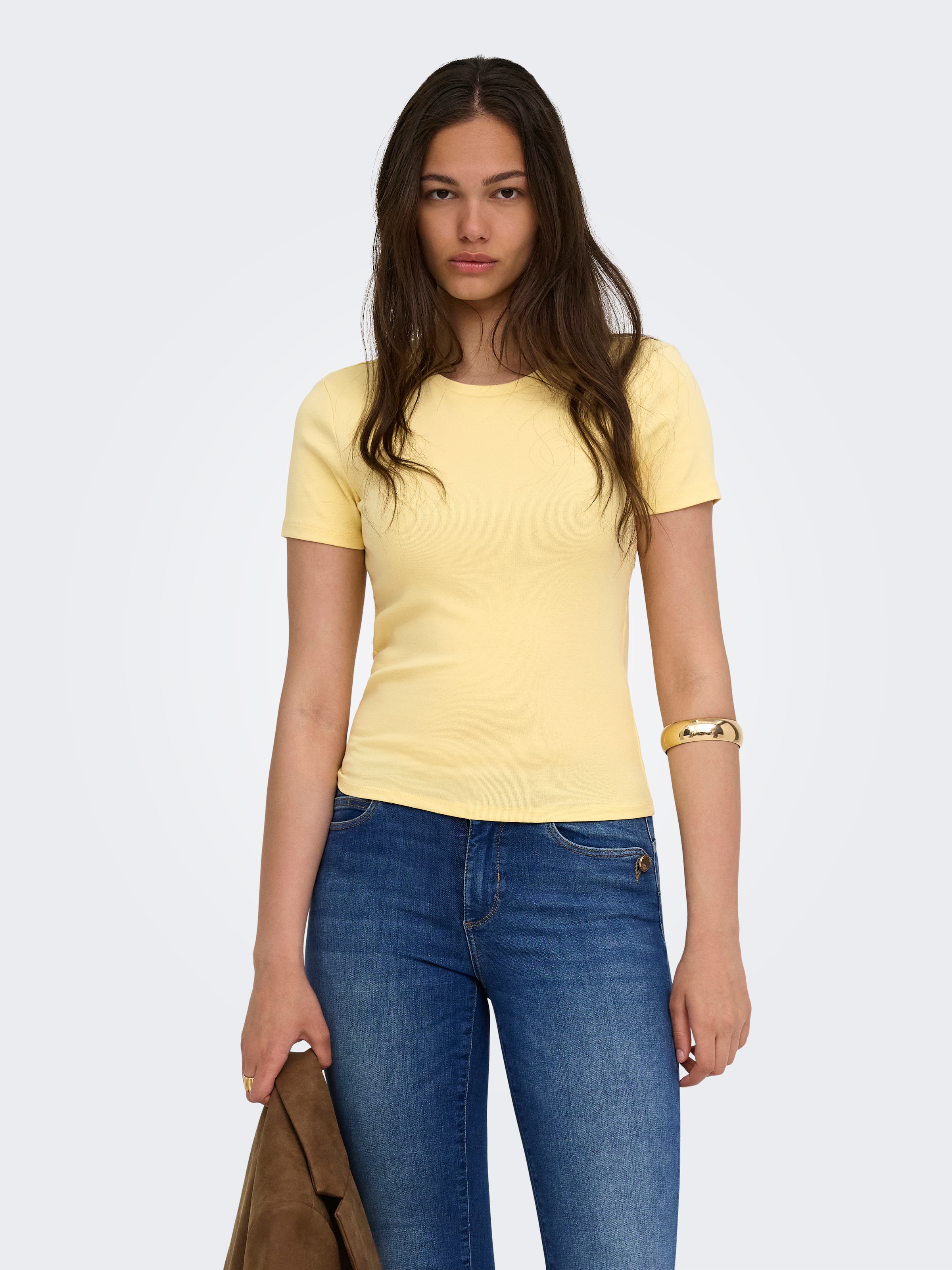 ONLY "ONLRILEY S/S TOPJRS" Baumwollmischung