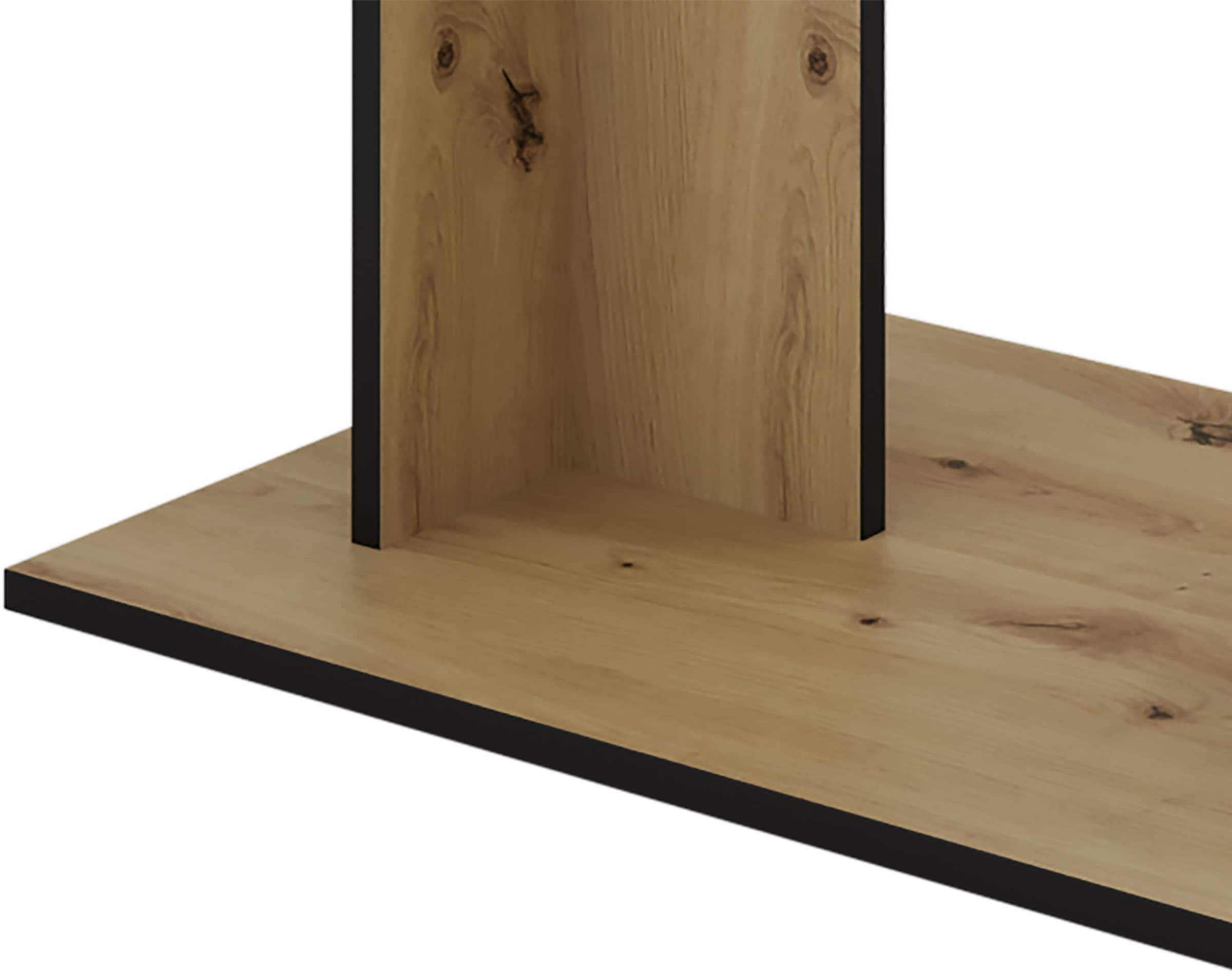 byLIVING Säulen-Esstisch »TOM« Artisan Eiche (Eiche-Optik), 100 kg, 4 Sitzplätze, Säule: 25 x 56,6 cm