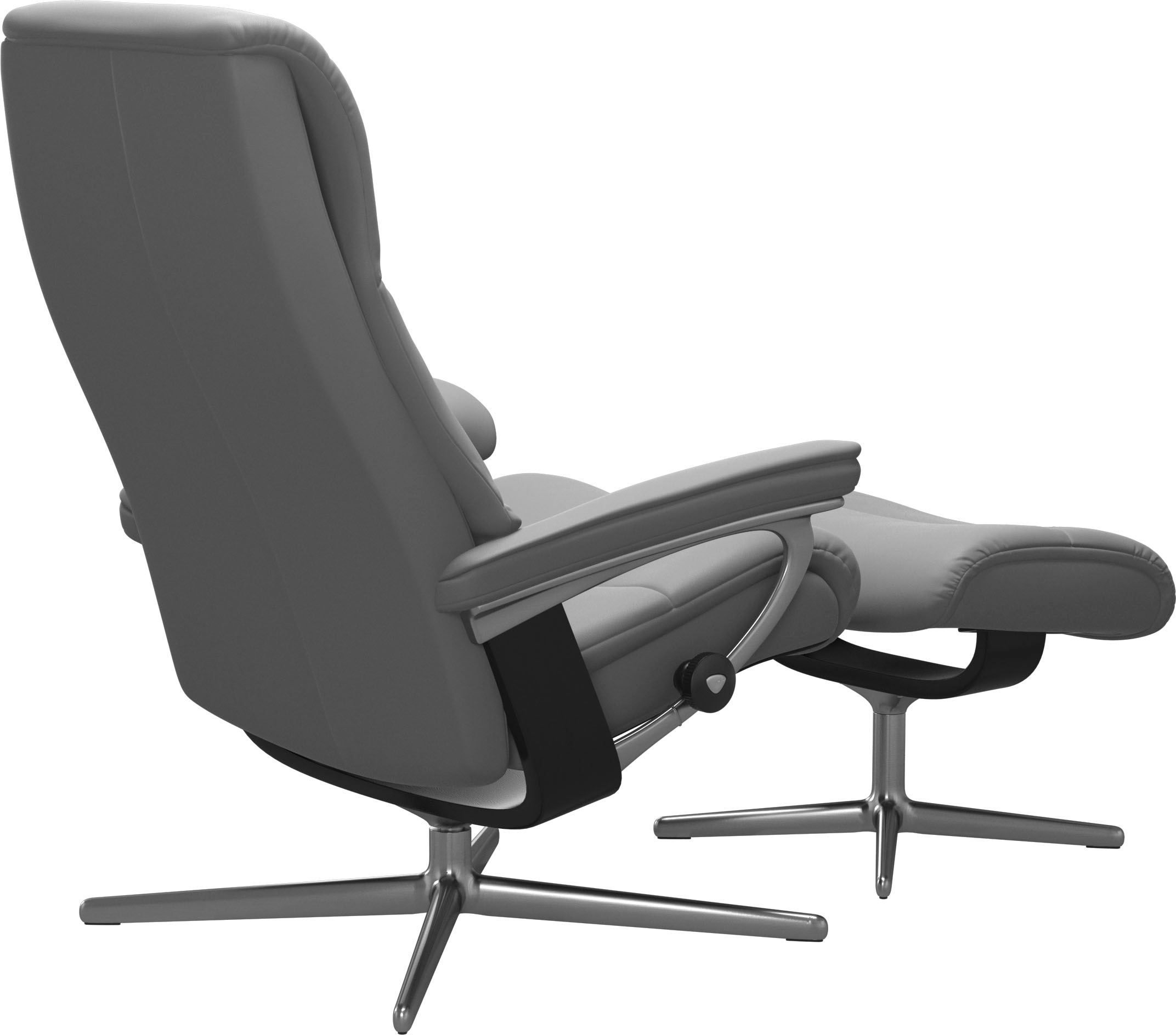 Stressless® Relaxsessel »View«, mit Cross Base, Größe S, M & L, Holzakzent Schwarz
