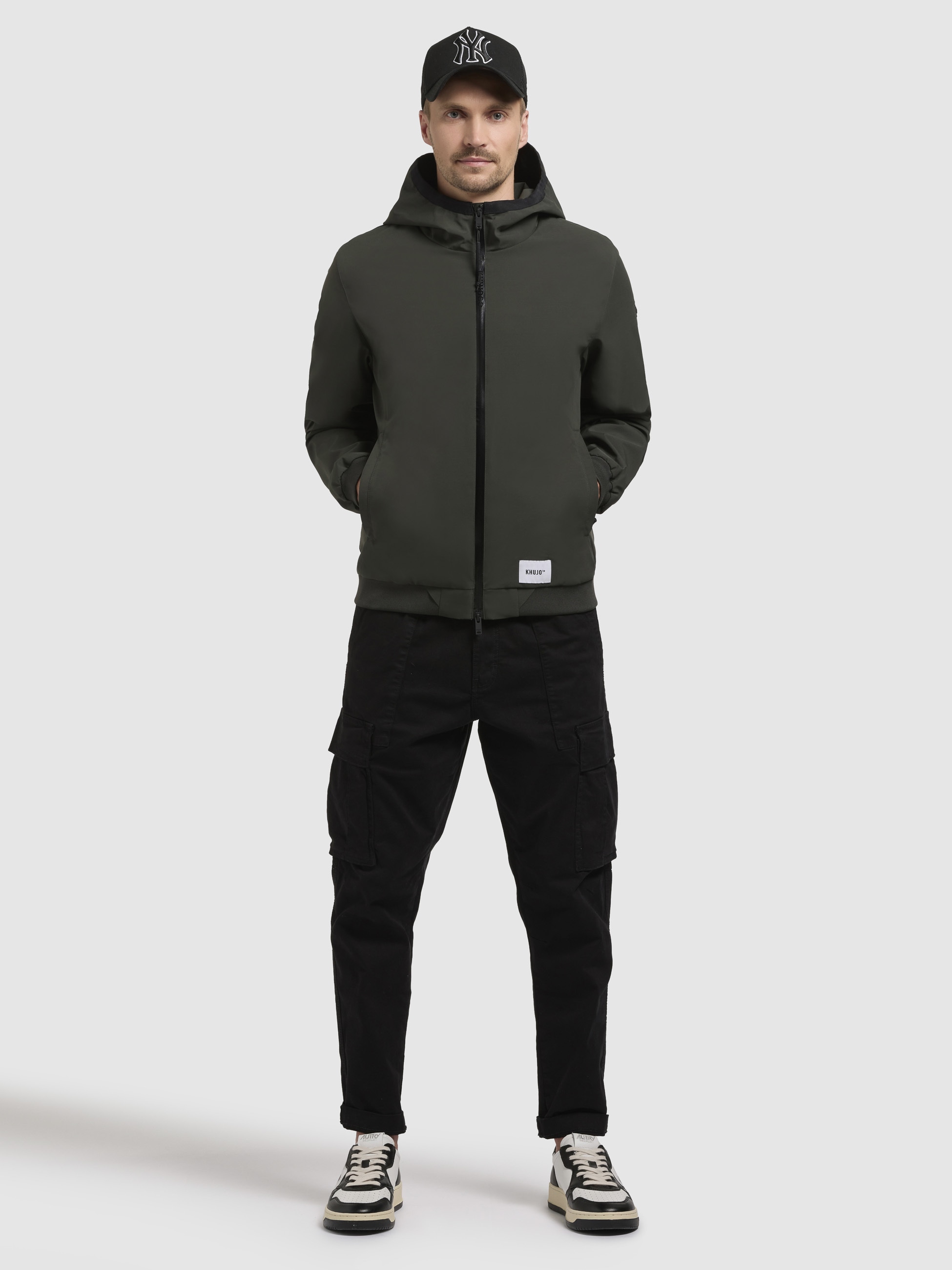 khujo Anorak »LARM«, mit Kapuze