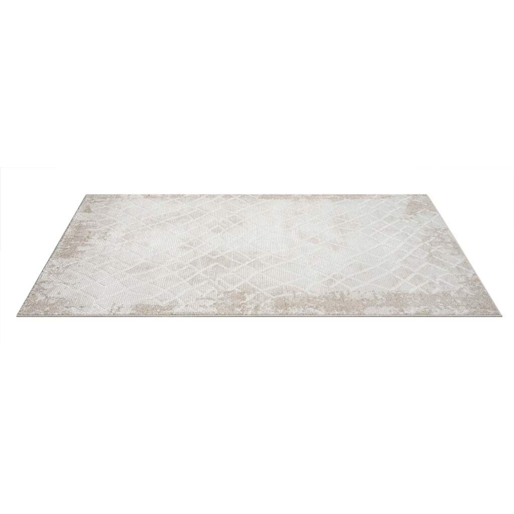 Carpet City Teppich »ANTIK215«, rechteckig, 10 mm Höhe, Kurzflor, 3D-Optik, Klassisch-Modern für Wohnzimmer, Schlafzimmer