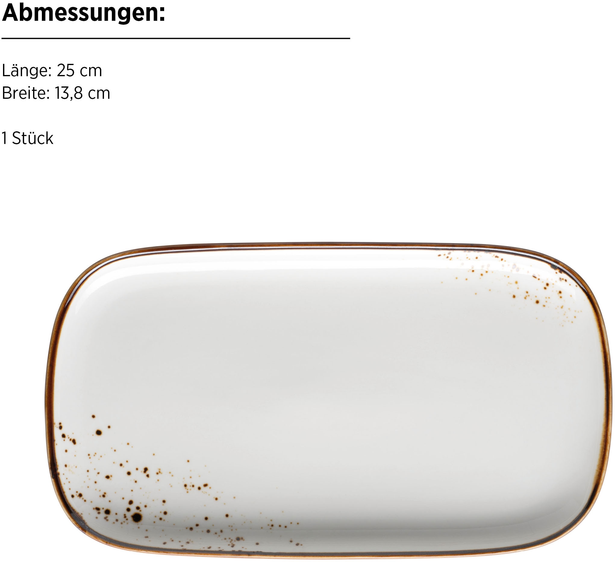 MÄSER Servierplatte »Pintar, Servierplatten-Set, Porzellan«