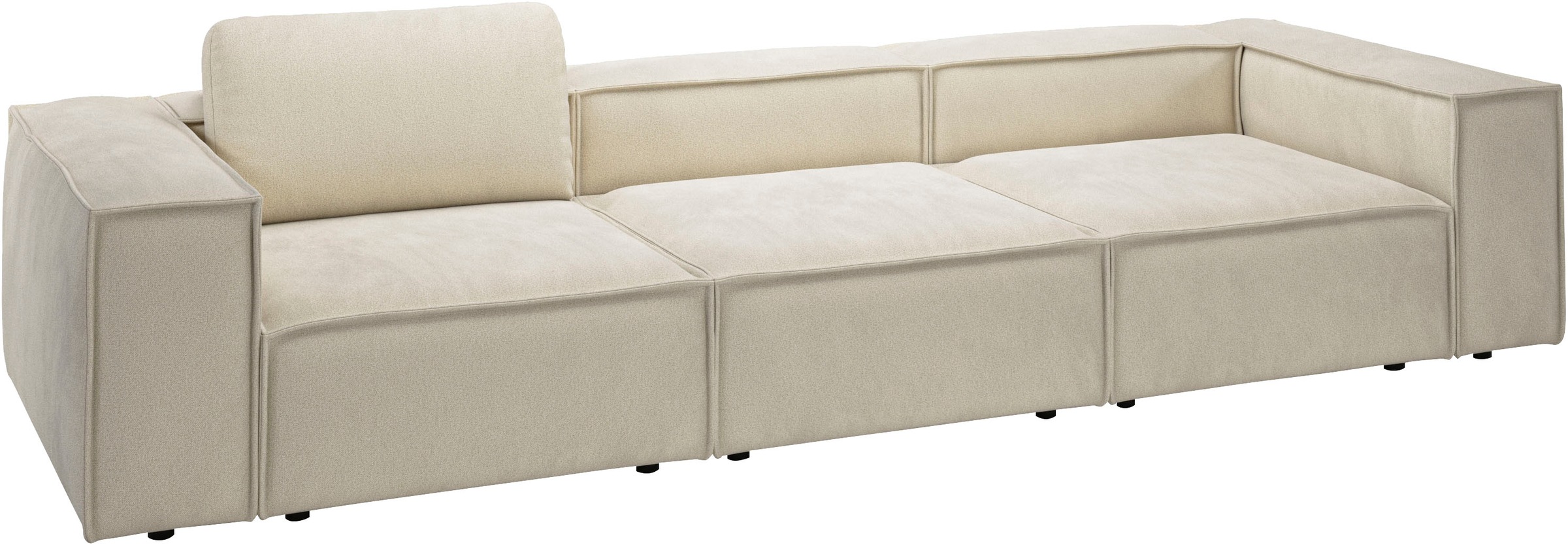 Places of Style 3,5-Sitzer »Watertown, modernes Big-Sofa XXL, 336 cm Breite, auch in Feincord«, Riesiges Designersofa mit viel Platz & weichen Bezügen in Trendfarben
