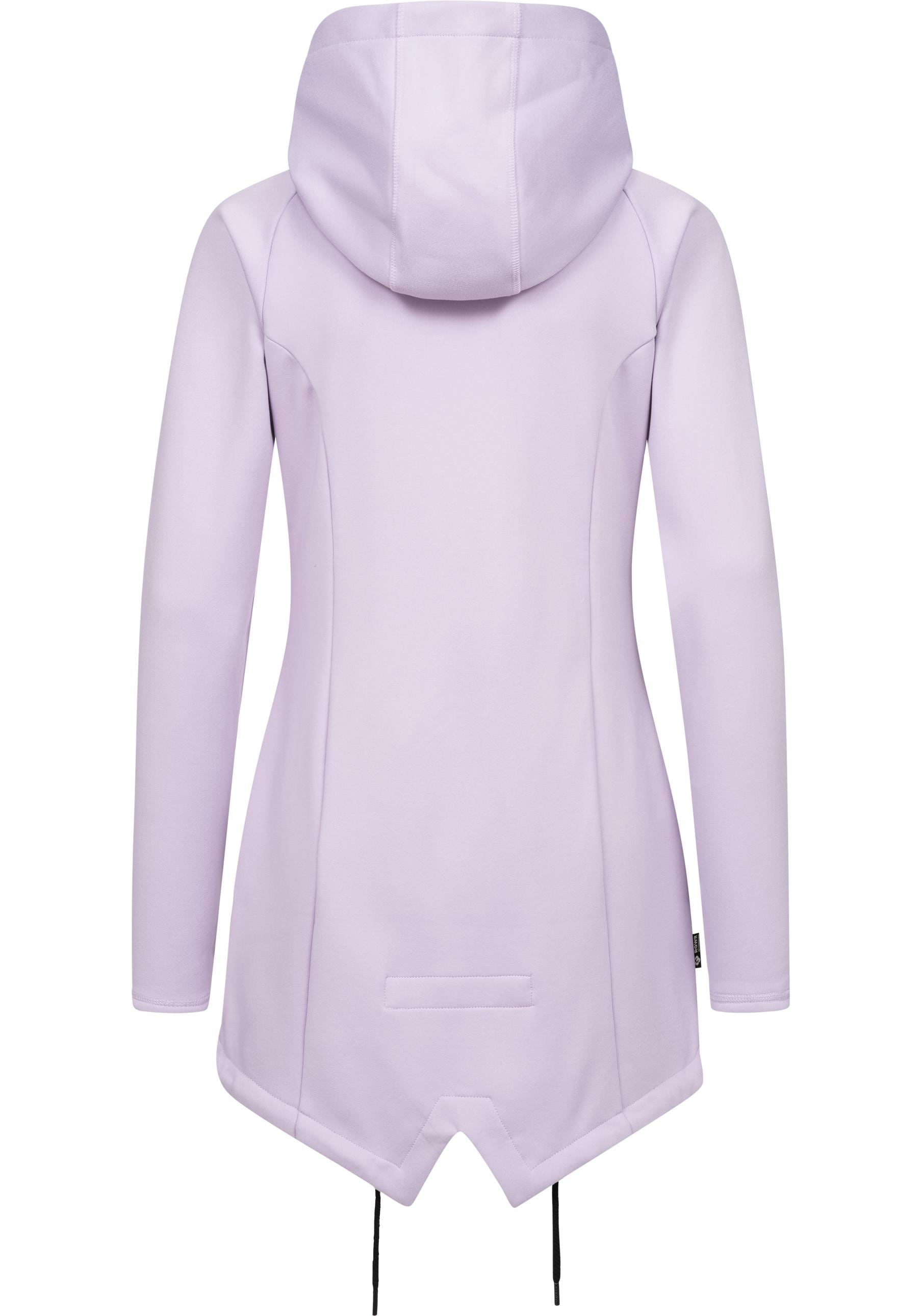 Ragwear Sweatjacke »Wingi«, Sportliche Damen Kapuzenjacke mit kuschelig weichem Innenleben