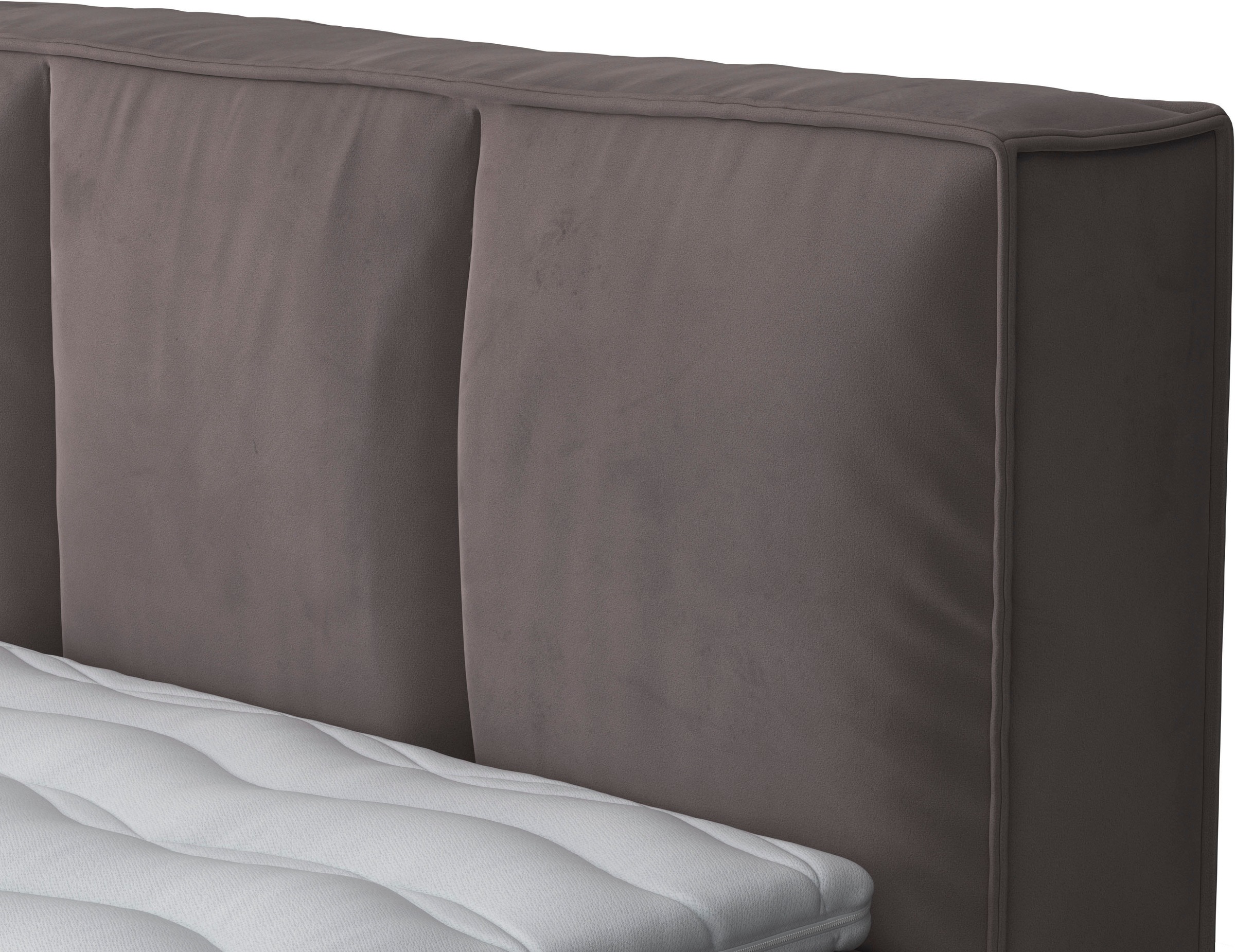 Home affaire Boxspringbett »Sacy«, Boxbett inkl. Topper, 2 Matratzen, Härtegrade H2, H3 und H4 wählbar