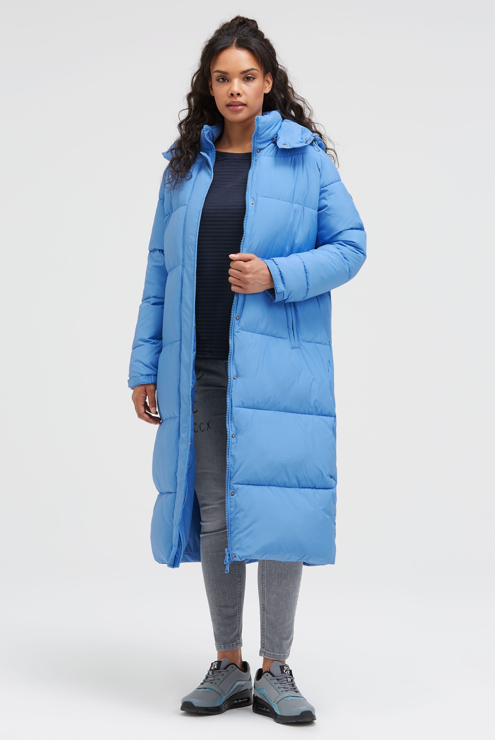 Thumbnail - SOCCX Wintermantel mit Zwei-Wege-Reißverschluss